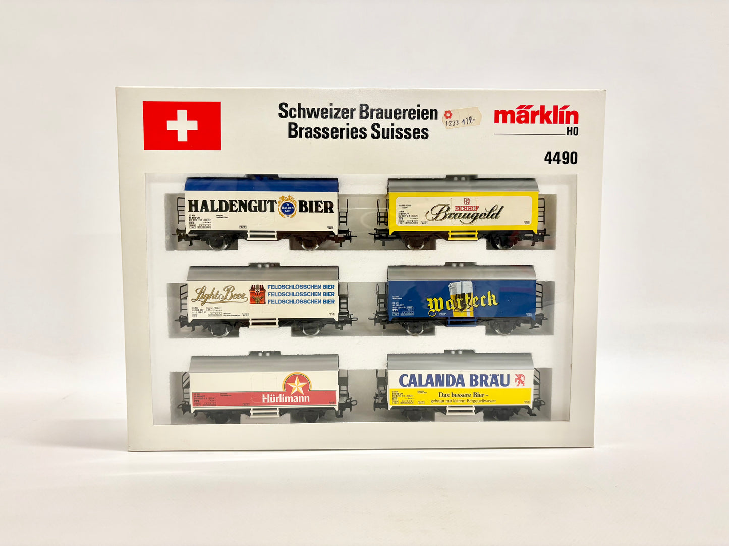 Märklin 4490 Wagen-Set Schweizer Brauereien SBB AC H0