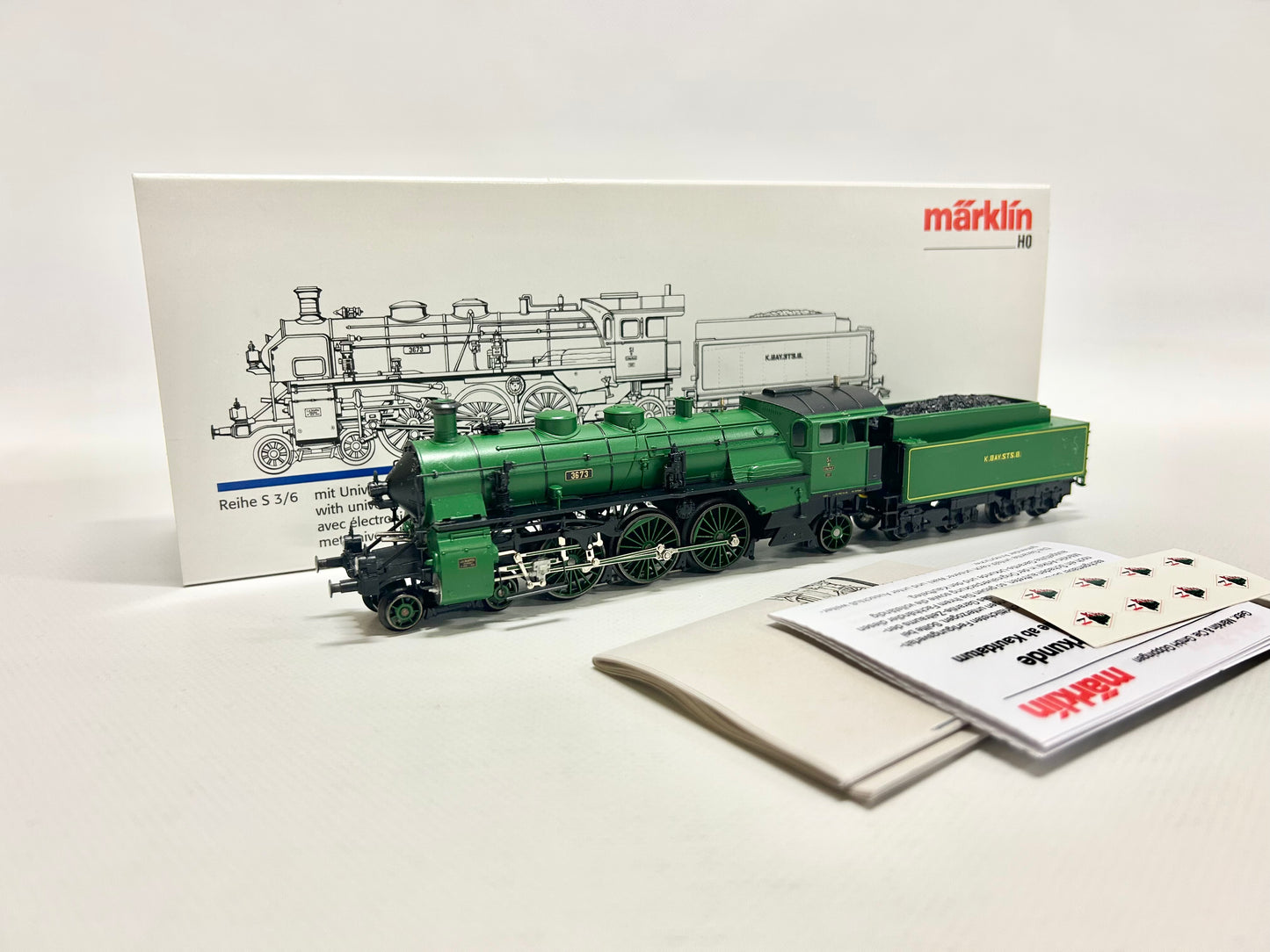 Märklin 33182 Digital Bayrische Dampflok S3/6, H0, OVP, TOP