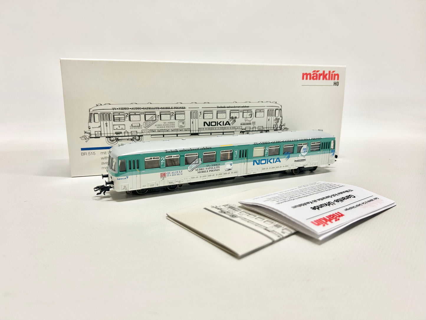 Märklin 3429 Digital Dieseltriebwagen "NOKIA", H0, OVP, TOP