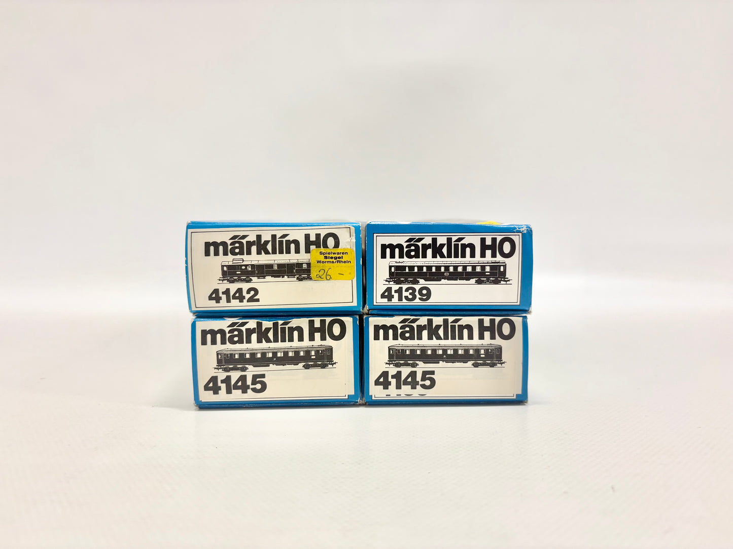 Märklin 4142 4139 4145 Schnellzugwagen Personenwagen DB AC H0