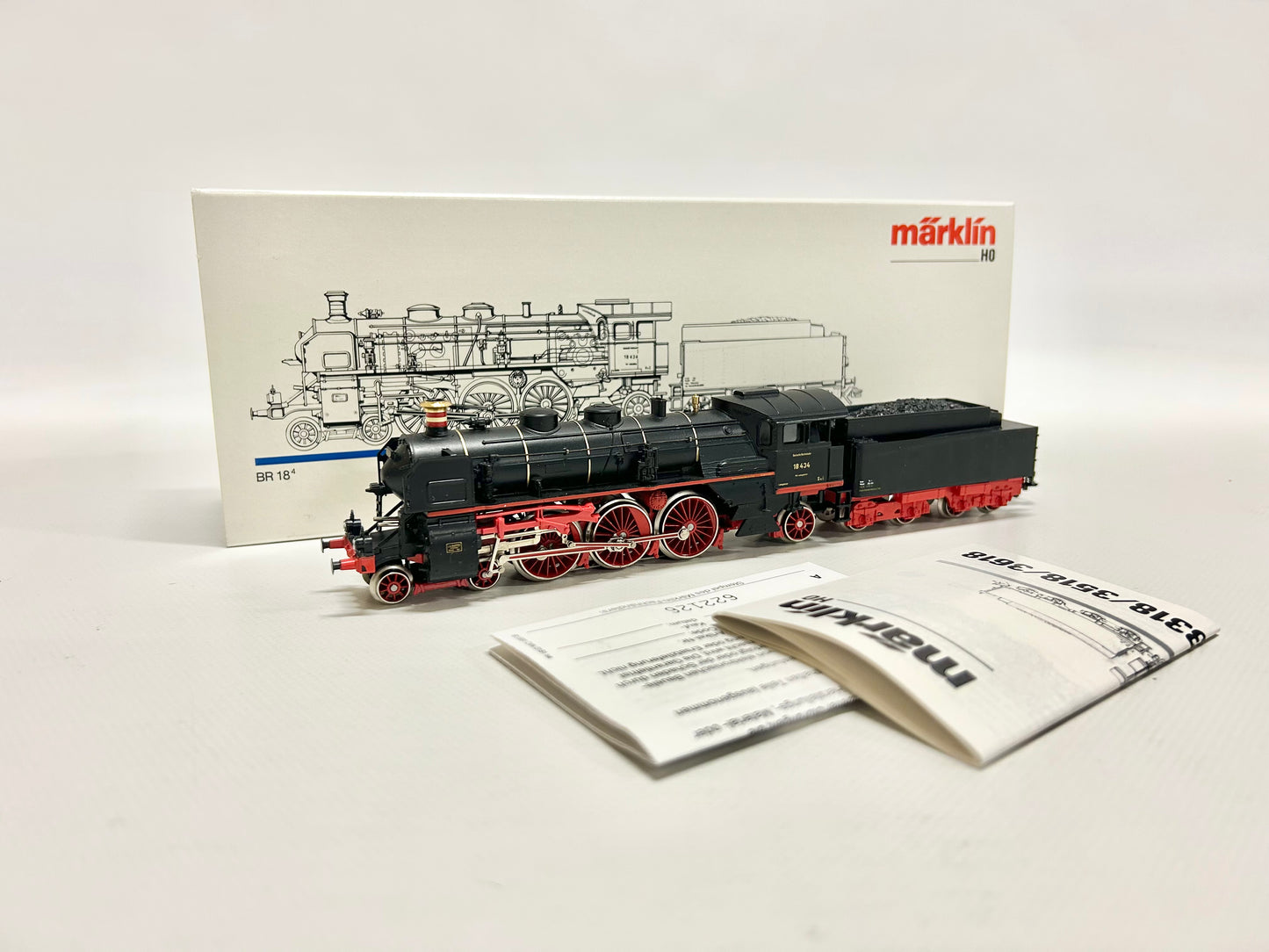 Märklin 3518 Dampflok Br 18 Rheingold, H0, OVP, TOP