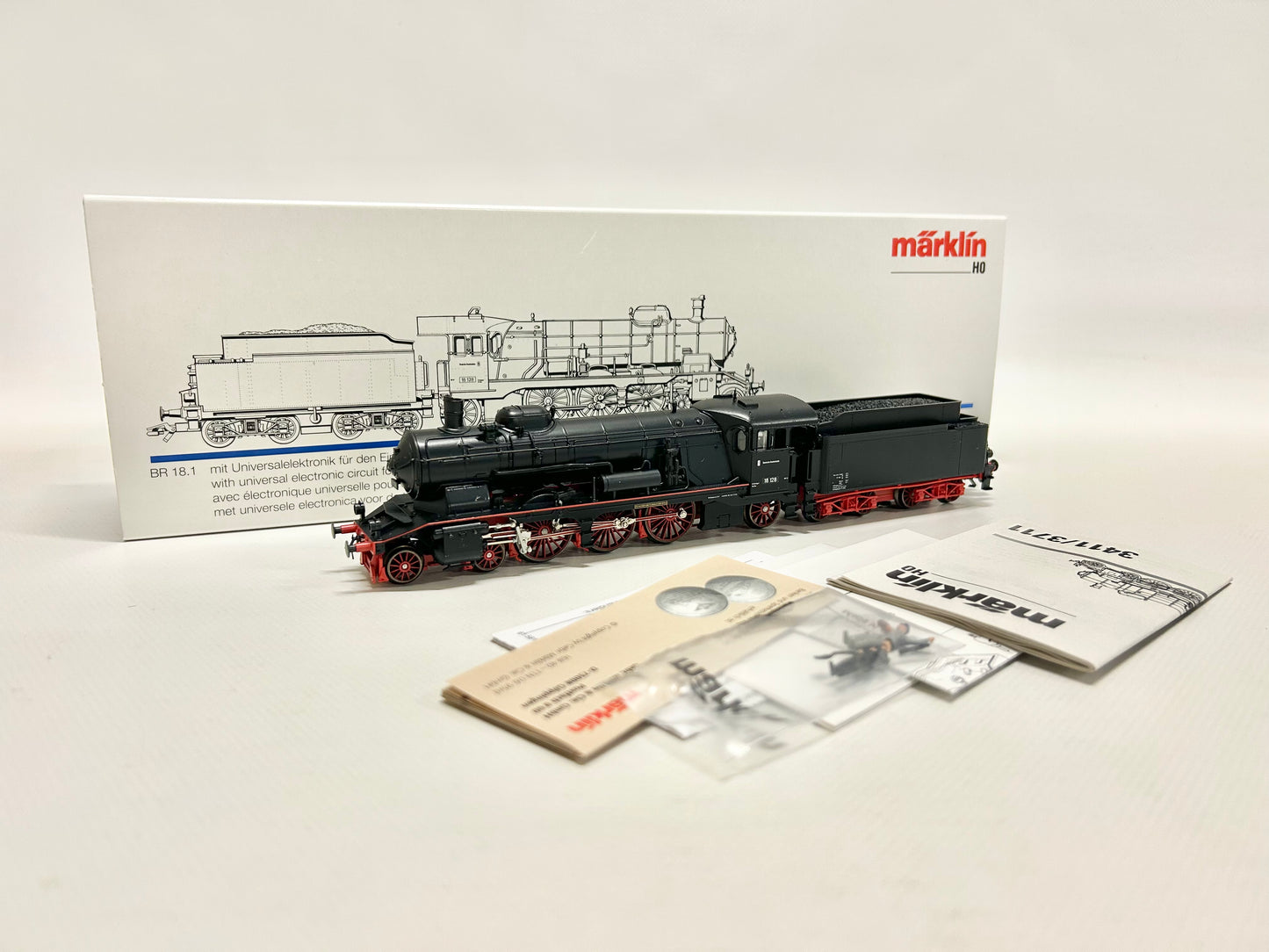 Märklin 3514 Digital Dampflok, Würrtembergische Damplok Klasse C, H0, OVP