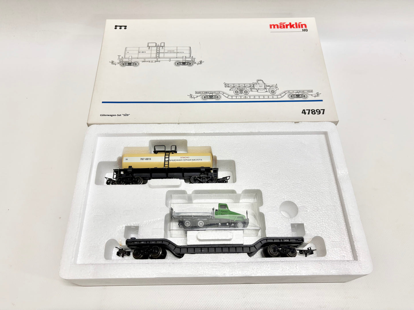Märklin 47897 Wagen-Set Güterwagen SZD AC H0