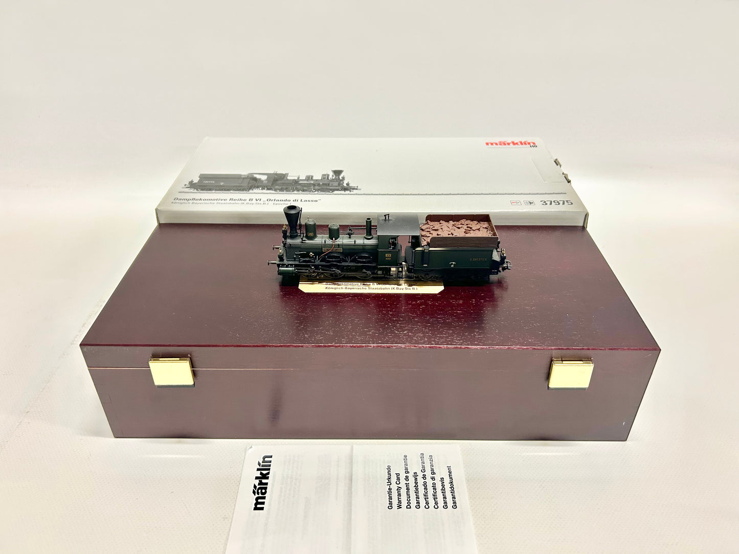 Märklin 37975 Mfx-Digital, Sound, Bavarian Steam Locomotive "Orlando di Lasso", H0, Original Packaging, TOP