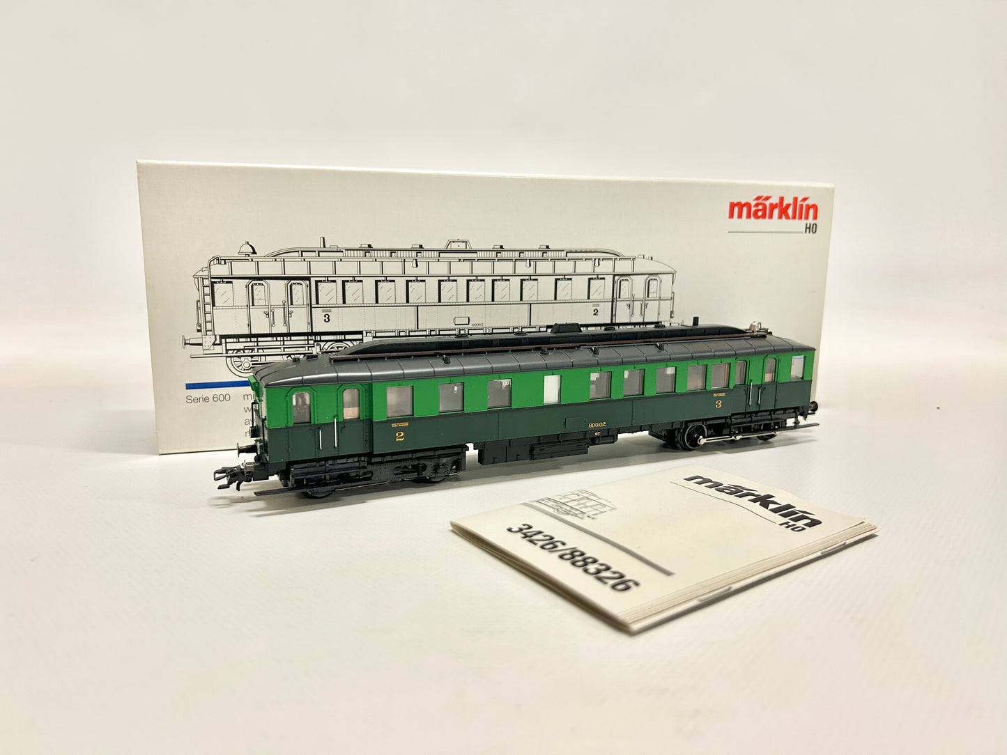 Märklin 3426 Digital Belgischer Triebwagen, H0, OVP, TOP