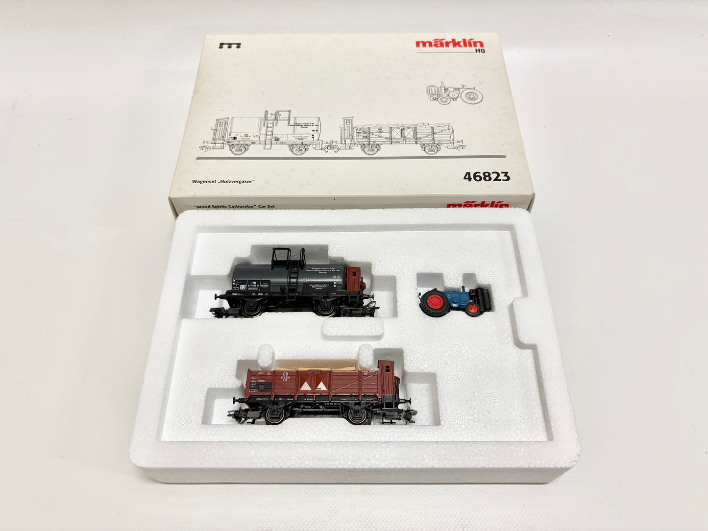 Märklin 46823 Wagen-Set "Holzvergaser" Güterwagen DB AC H0