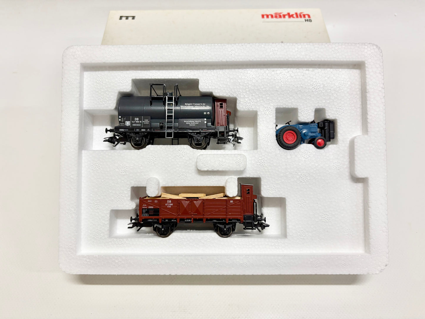 Märklin 46823 Wagen-Set "Holzvergaser" Güterwagen DB AC H0