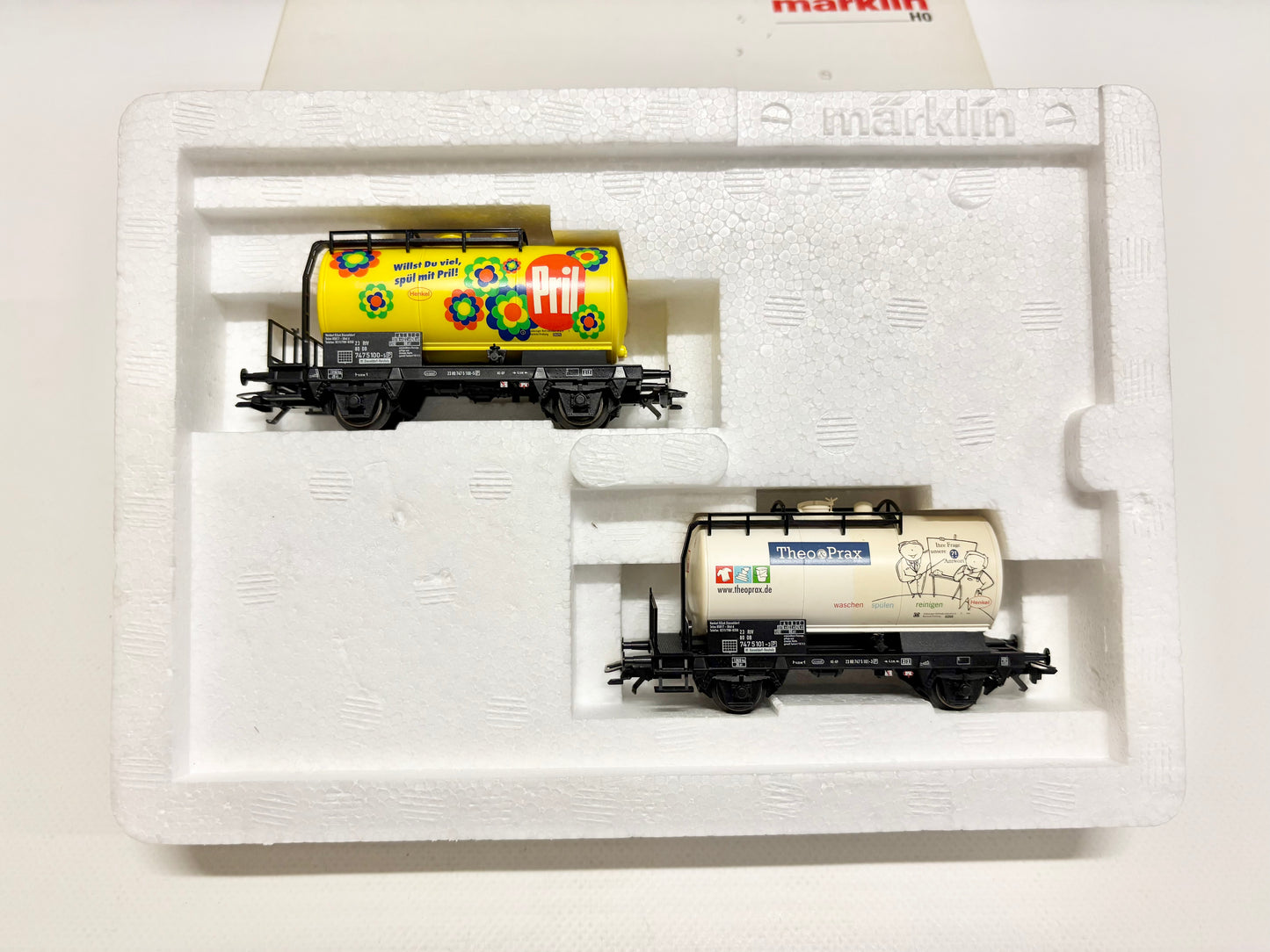 Märklin 46427 Wagen-Set "Henkel" Kesselwagen Güterwagen DB AC H0