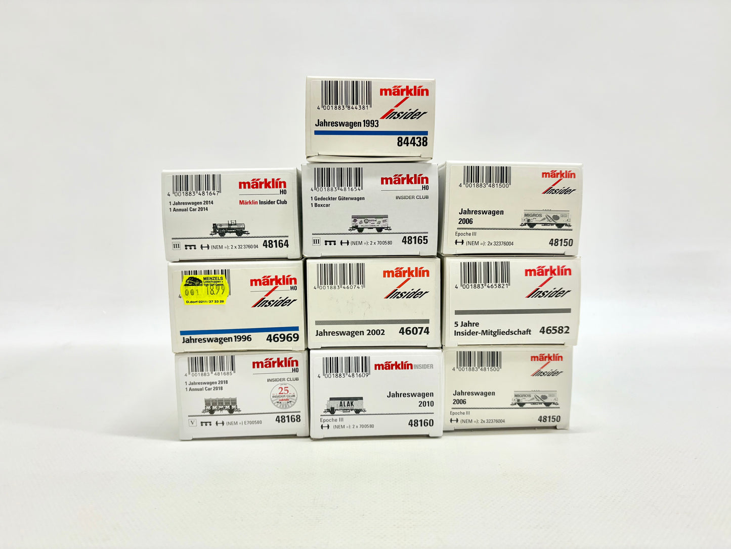 Märklin 10x Insider-Wagen Güterwagen-Konvolut AC H0