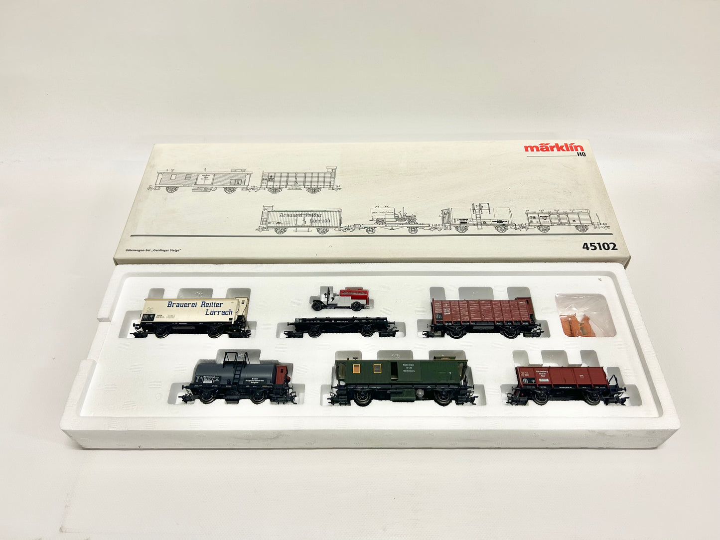 Märklin 45102 Wagen-Set Geislinger Steige Güterwagen H0