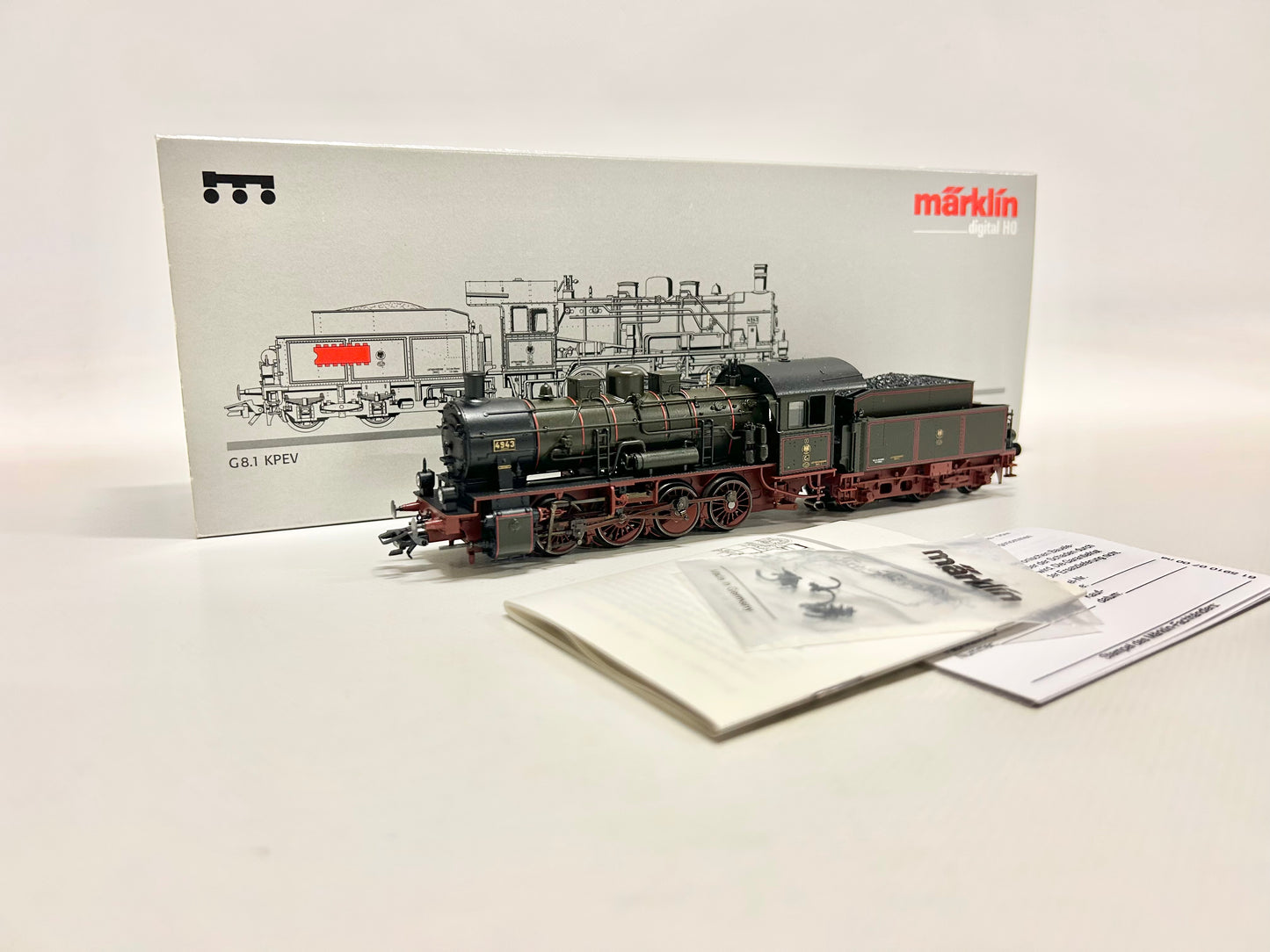 Märklin 37551 Digital Dampflok Br G8 KPEV AC H0