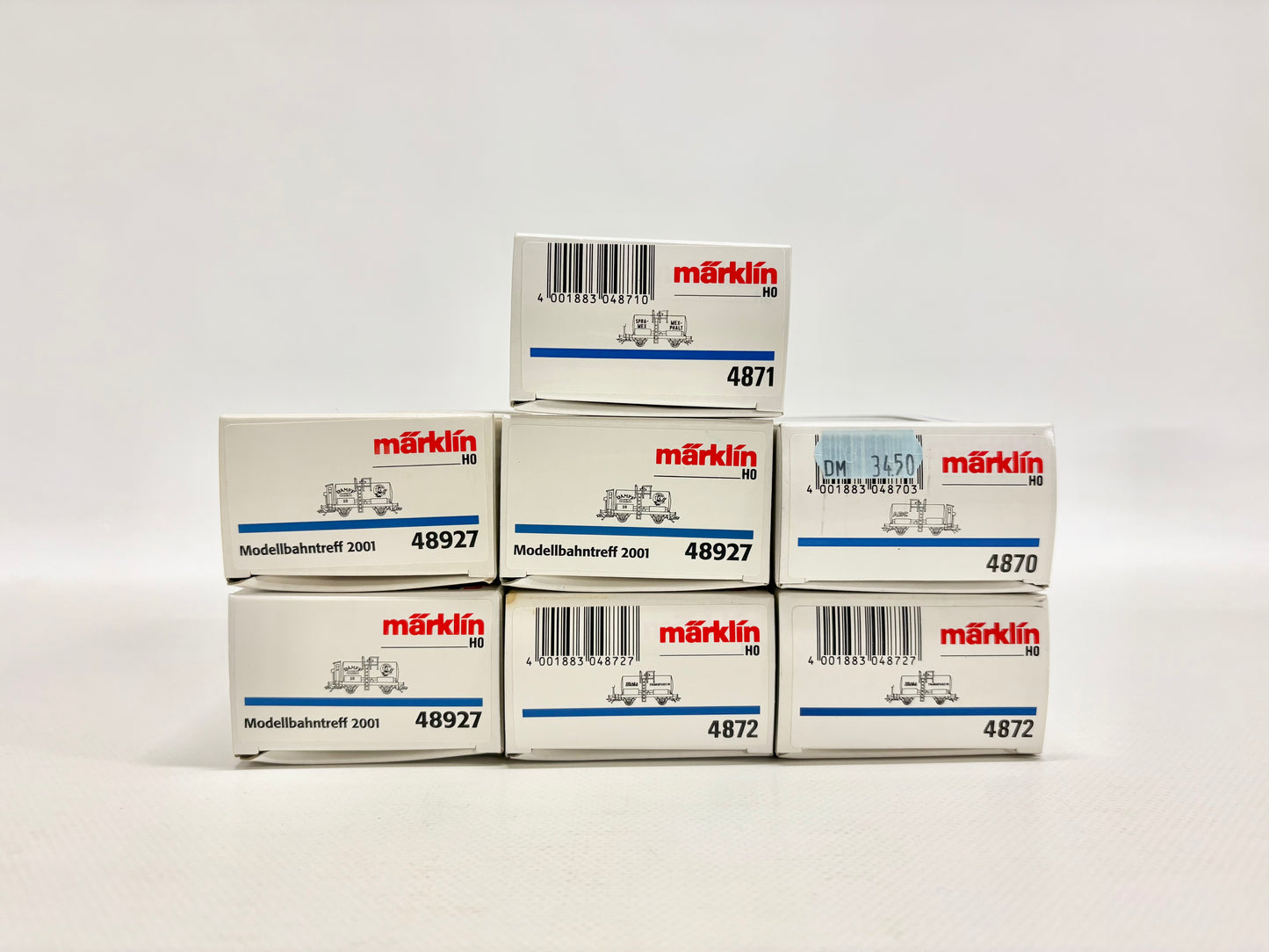 Märklin 7x Kesselwagen Güterwagen Konvolut AC H0