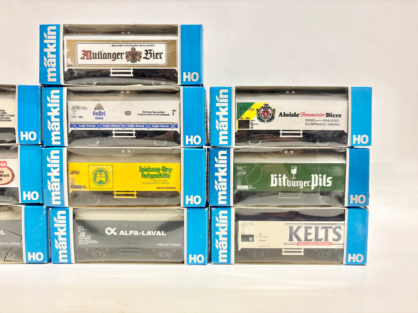 Märklin 10x Güterwagen Werbewagen Konvolut DB AC H0