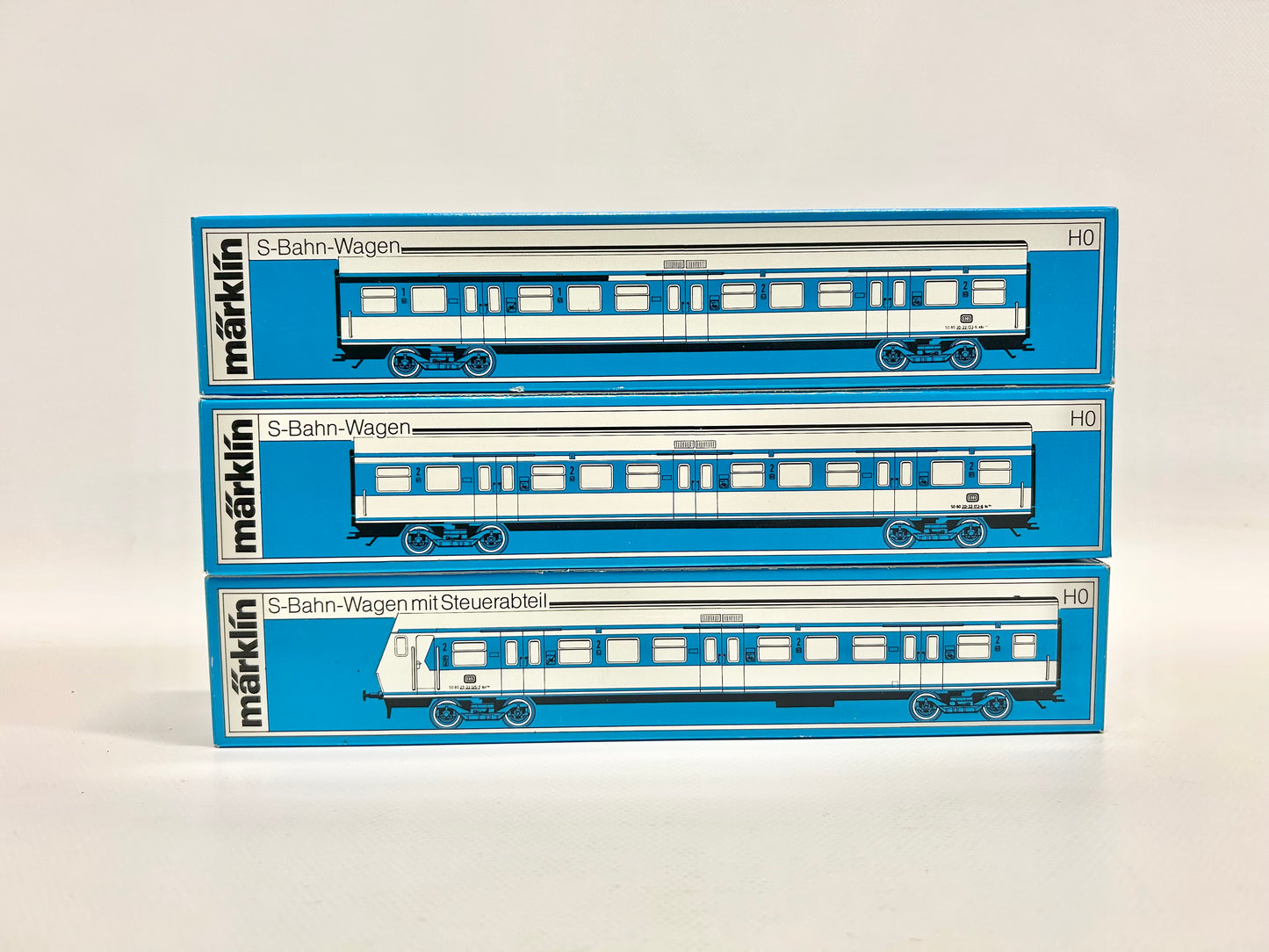 Märklin 4183 4184 4185 S-Bahn, passenger car, H0, OVP, TOP