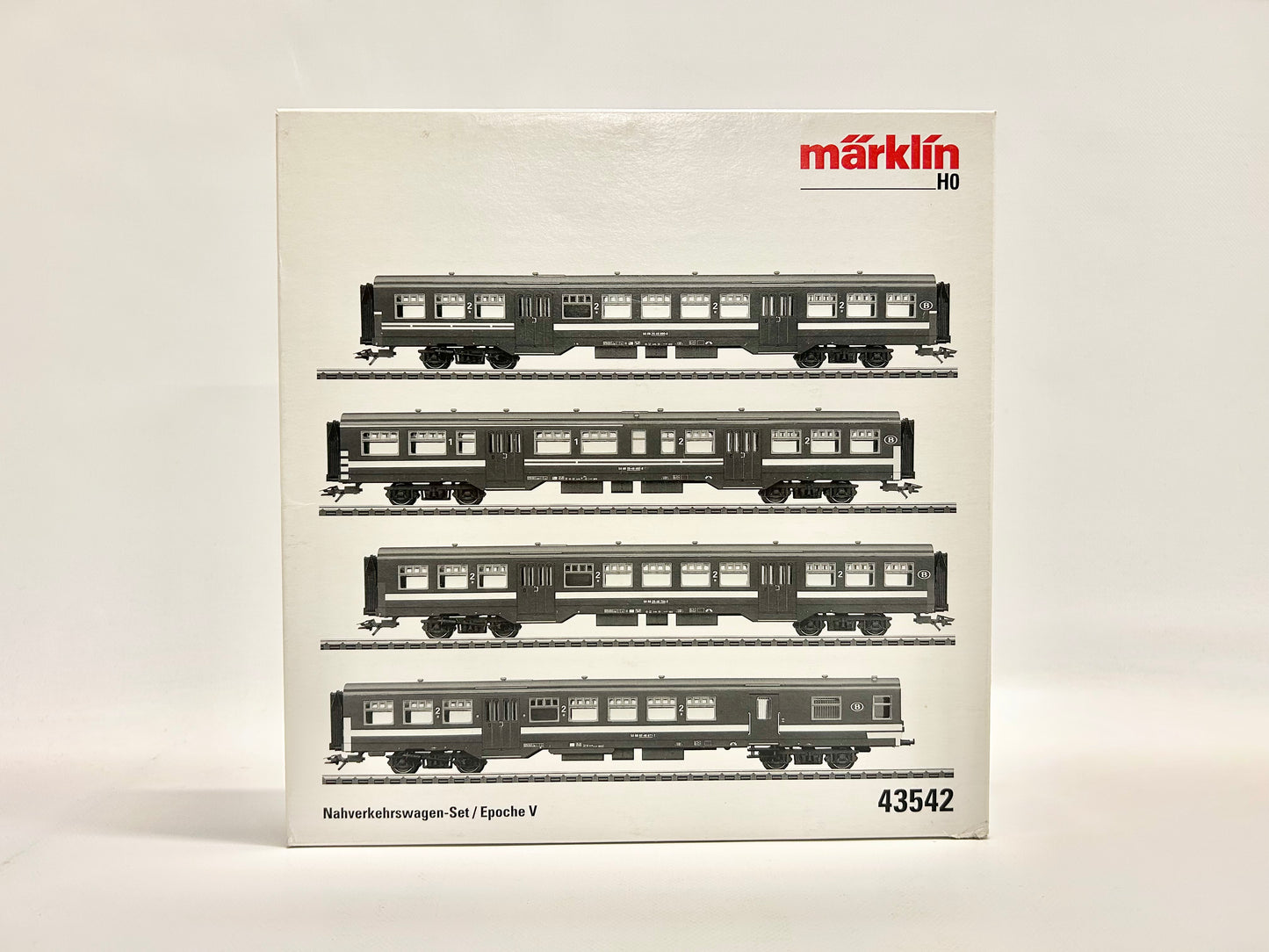 Märklin 43542 Wagen-Set Nahverkehrszug Personenwagen SNCB/NMBS AC H0