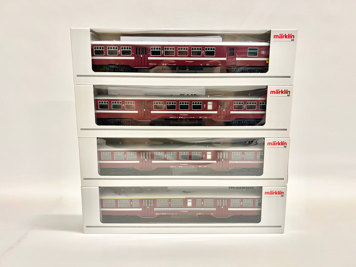 Märklin 43542 Wagen-Set Nahverkehrszug Personenwagen SNCB/NMBS AC H0