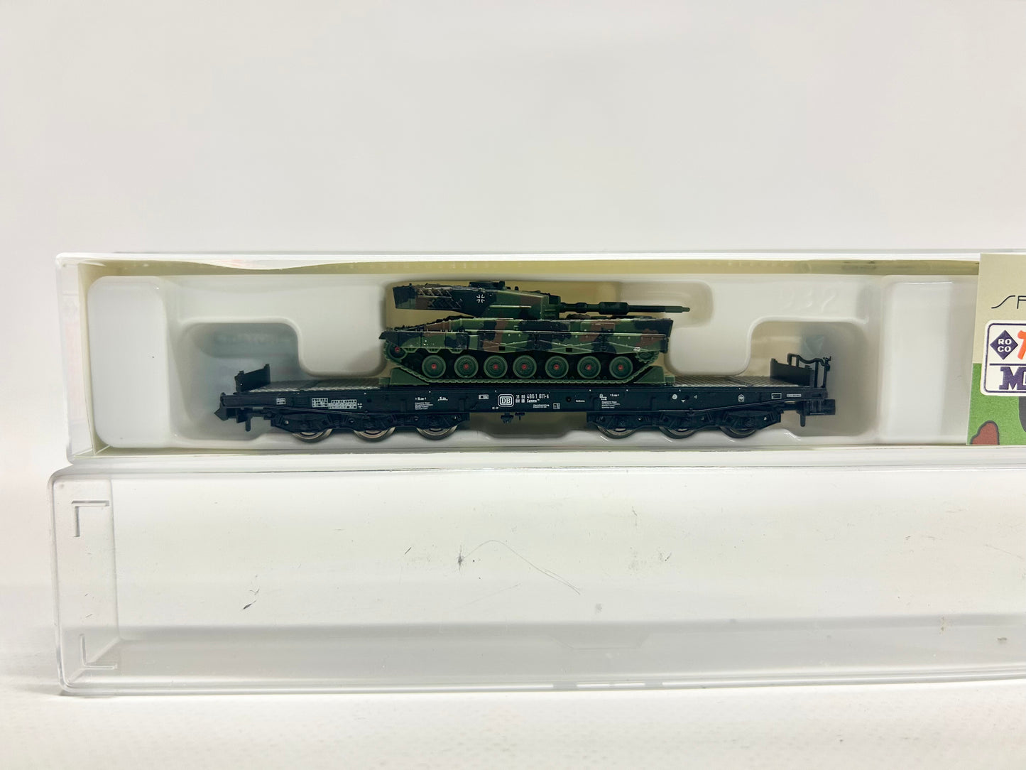 Roco 932 Schwerlastwagen mit Panzer DB Spur N