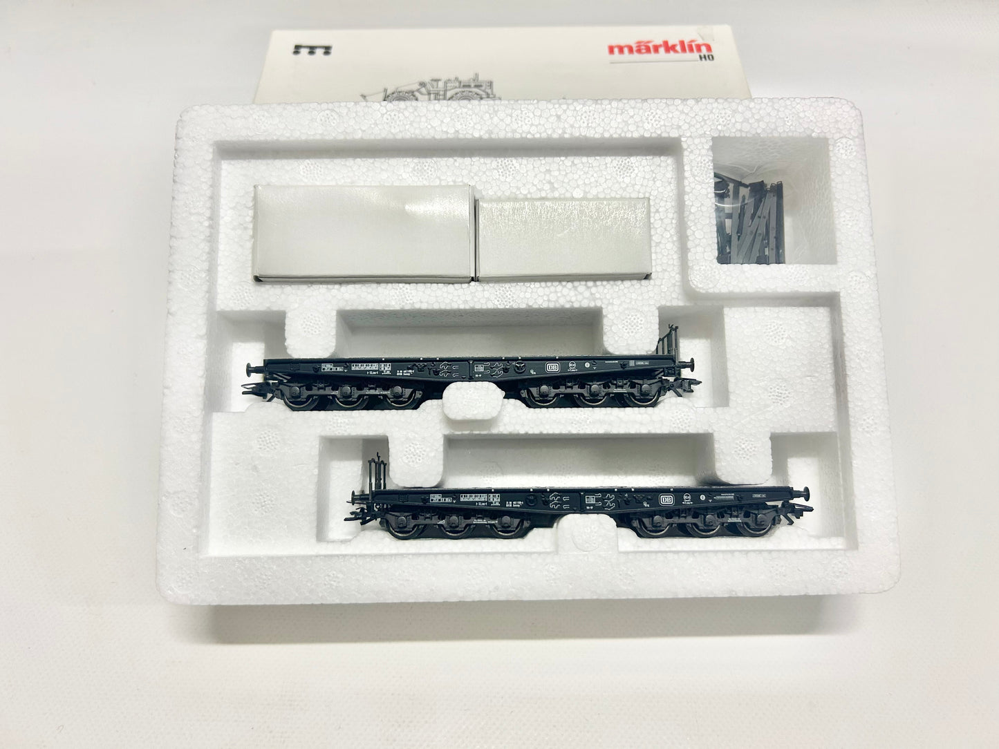 Märklin 48661 Wagen-Set Schwerlastwagen mit Baumaschinen H0