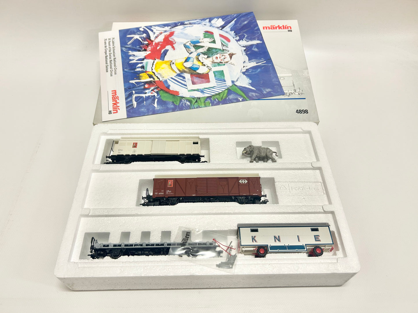 Märklin 4898 Wagen-Set Circus Knie SBB H0 Güterwagen