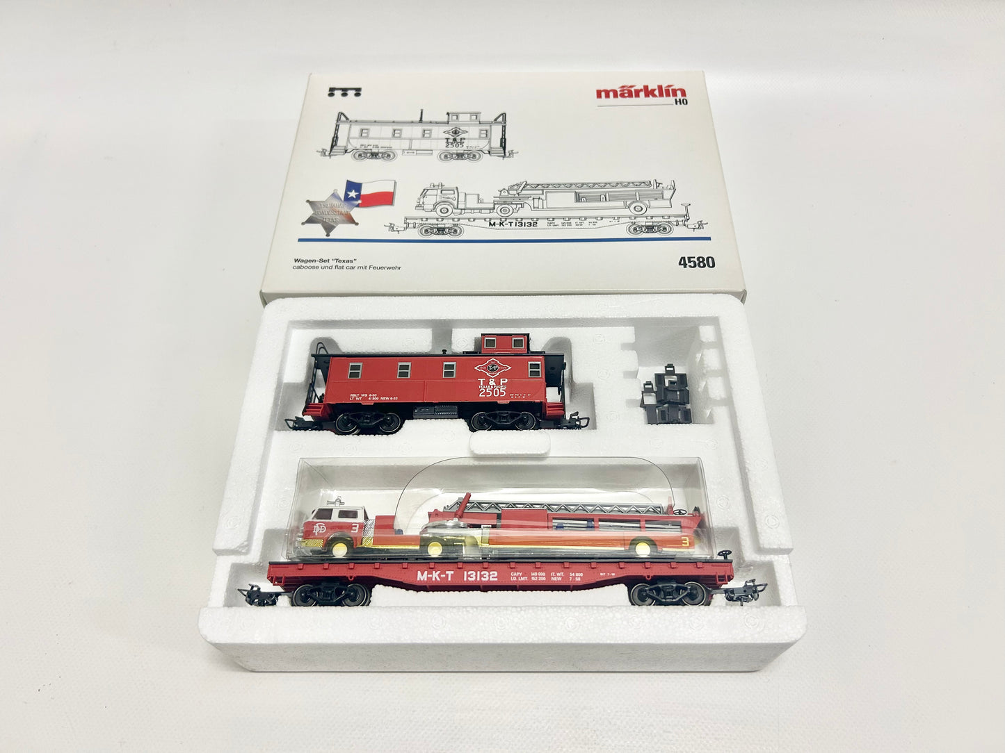 Märklin 4580 Wagen-Set USA Feuerwehr H0