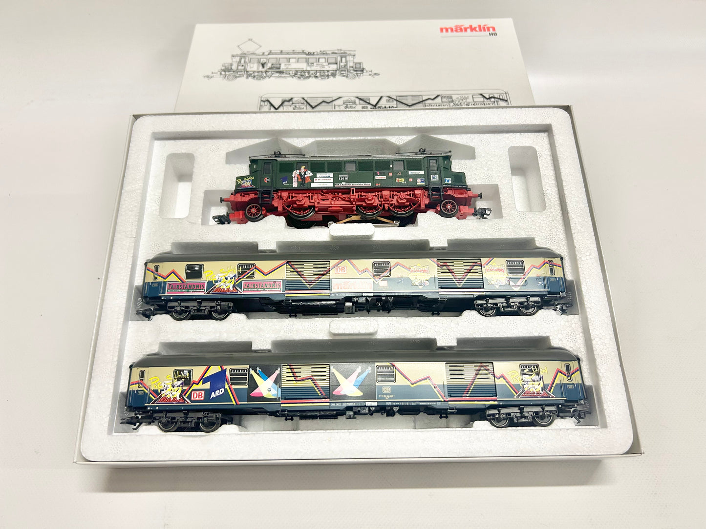 Märklin 2872 Zugpackung Pop Train mit Br E04 E-Lok H0