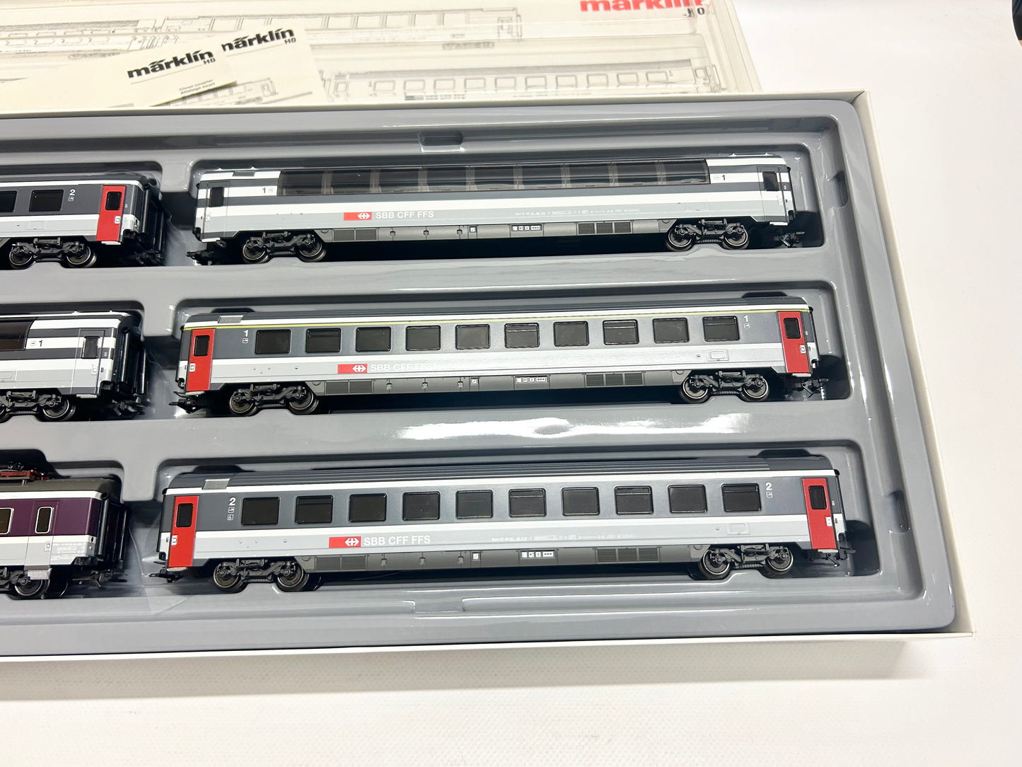 Märklin 4367 SBB EuroCity Passenger Car Set H0