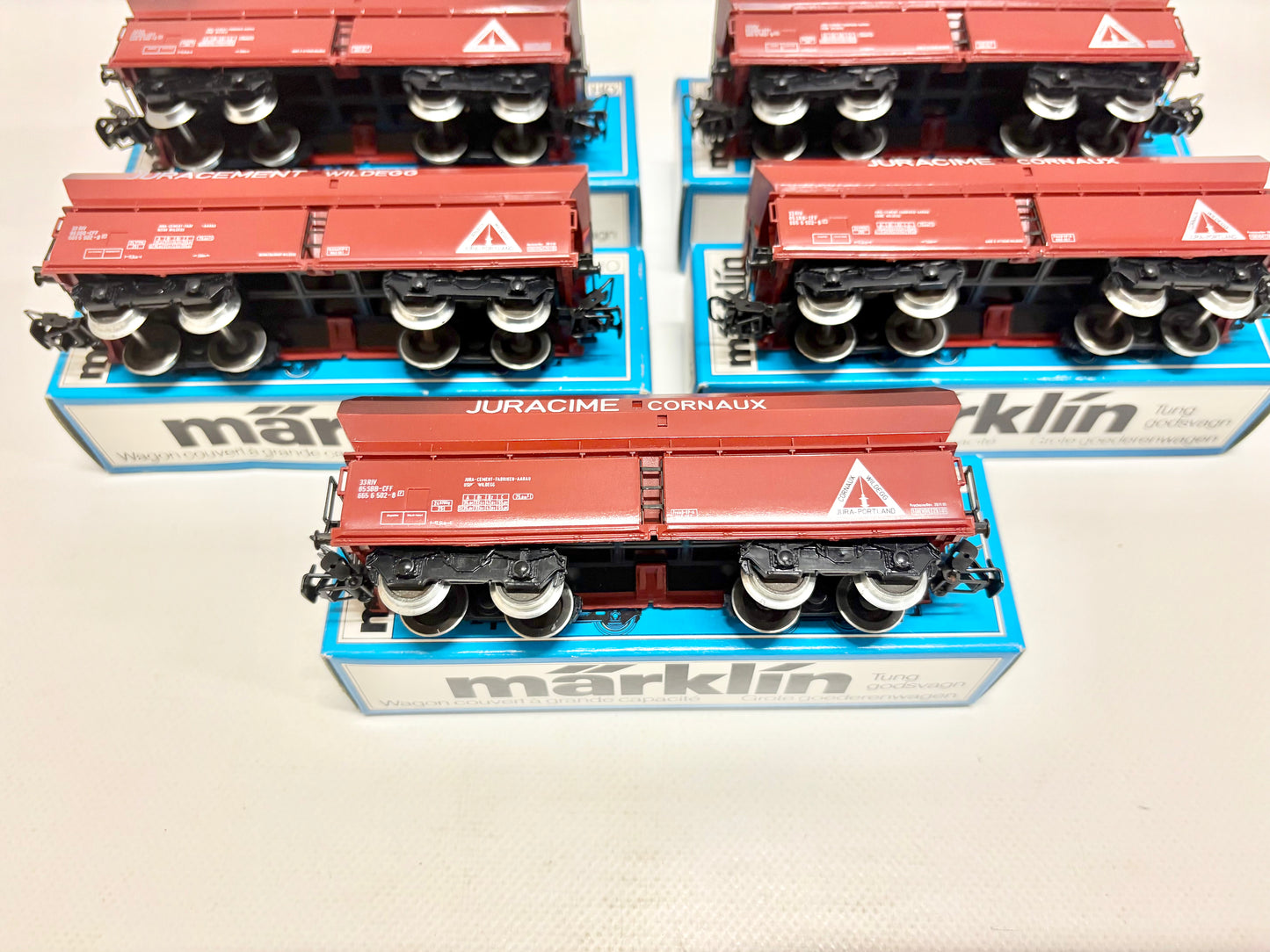 Märklin 4691 5x Großgüterwagen Güterwagen DB AC H0