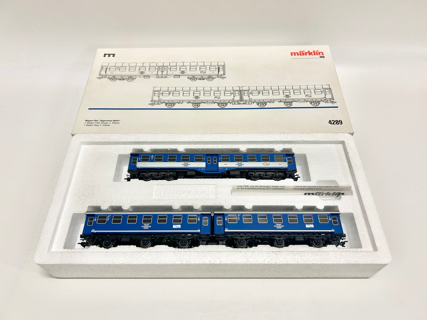 Märklin 4289 Wagen-Set Tegernsee-Bahn Personenwagen H0