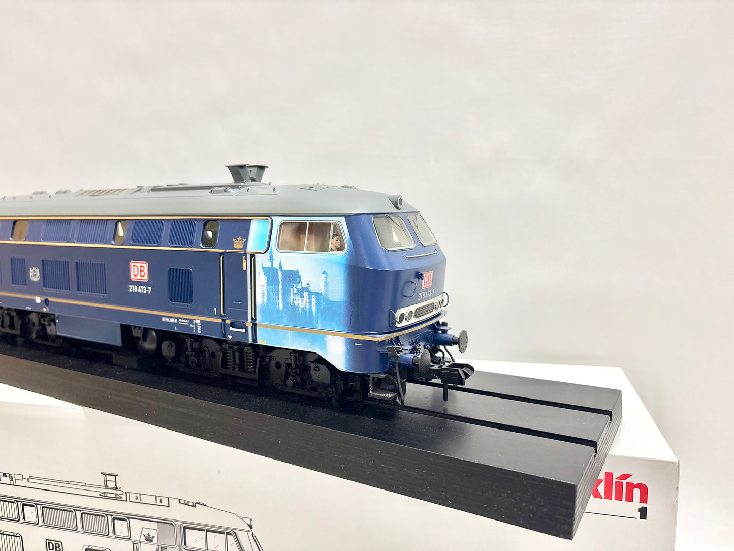 Märklin 55713 Digital + Sound Diesellok Br 218 473-7 "König Ludwig" DB Spur 1