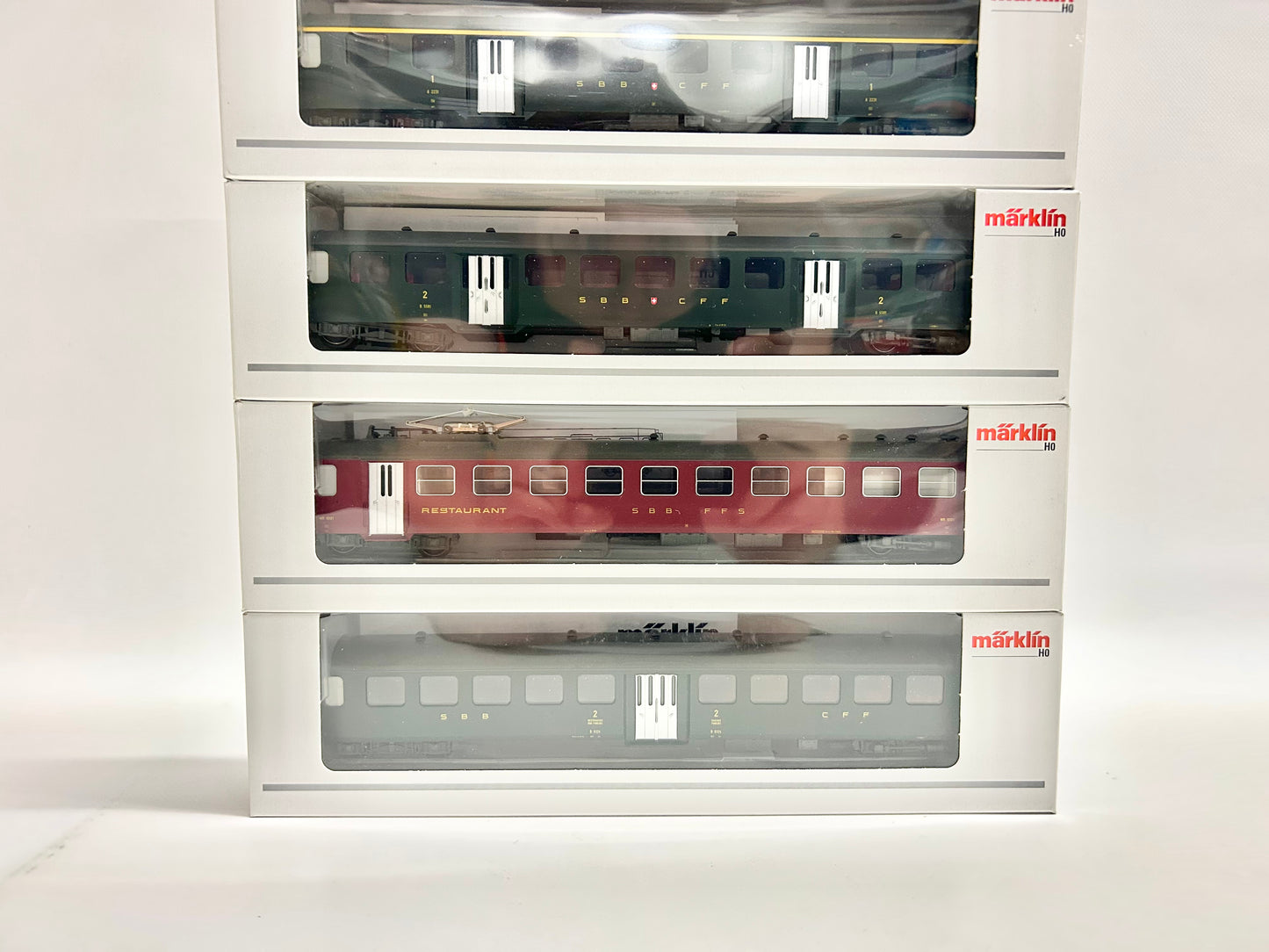 Märklin 43400 43370 43380 43360 43390 Leichtschnellzugwagen Personenwagen SBB AC H0