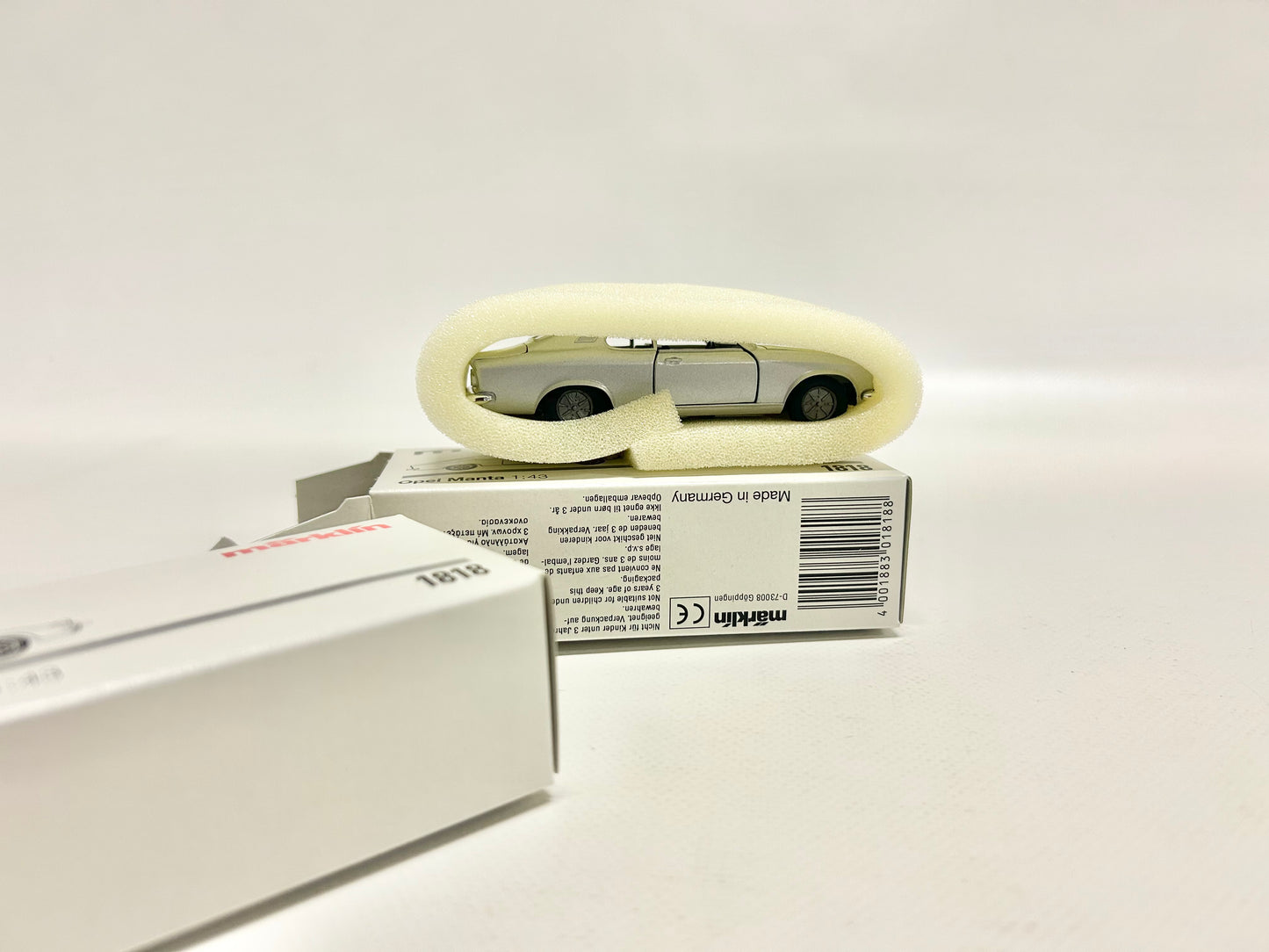 Märklin 1818 Auto Guss-Modelle Opel Manta & Chevrolet Corvette M 1:43