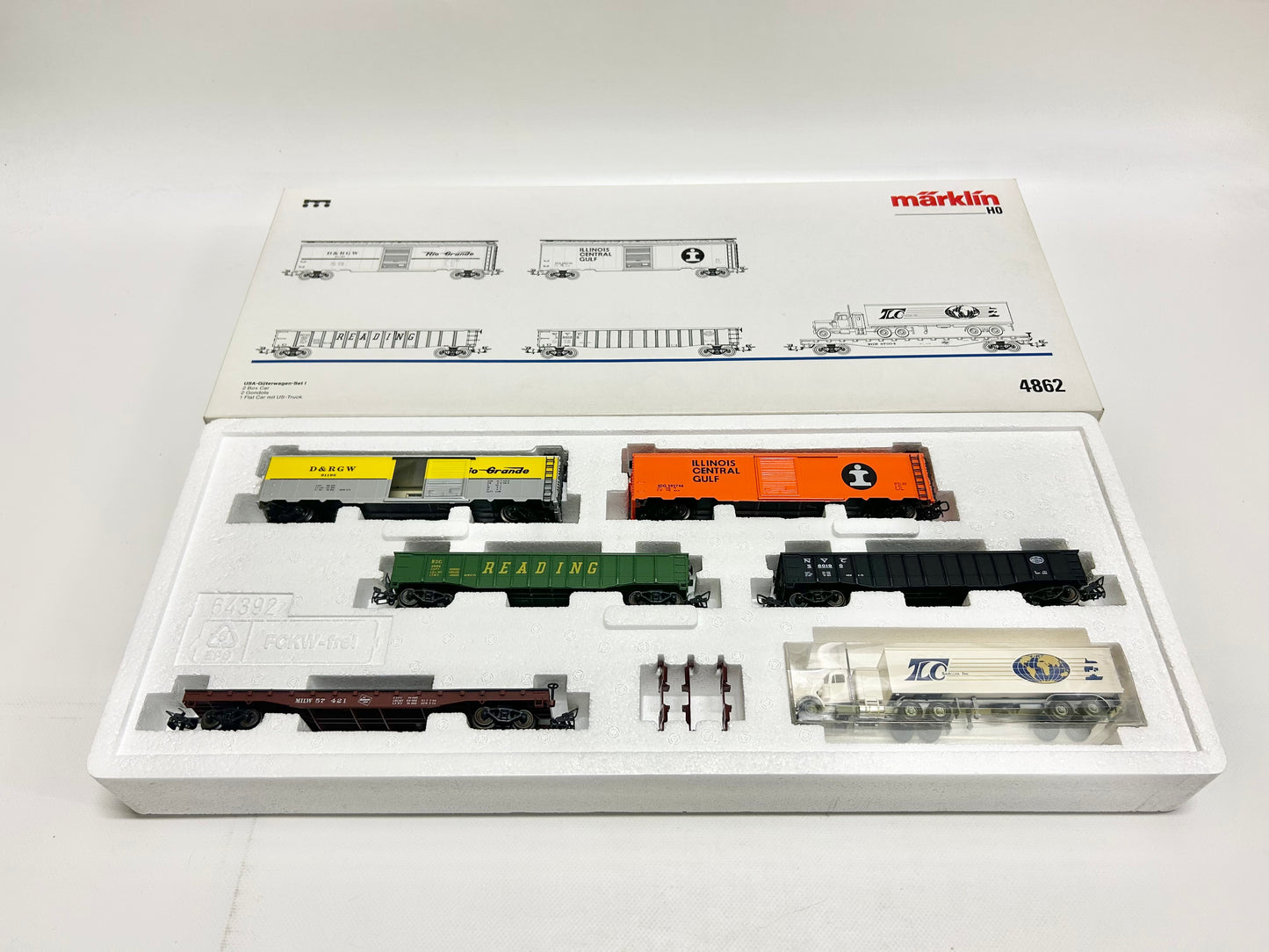 Märklin 4862 Wagen-Set USA Güterwagen-Set H0