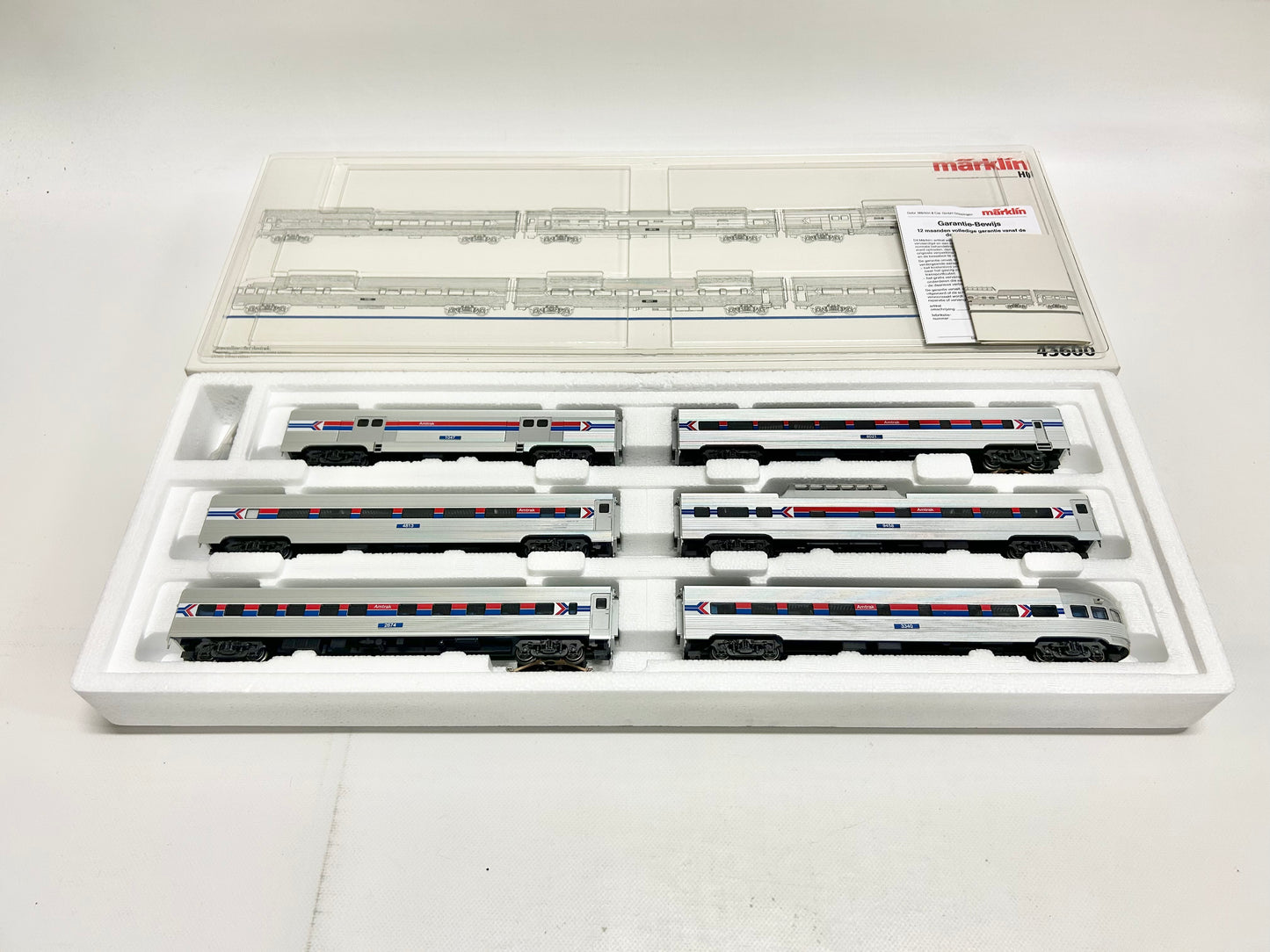Märklin 43600 Wagen-Set Amtrak Personenzug H0