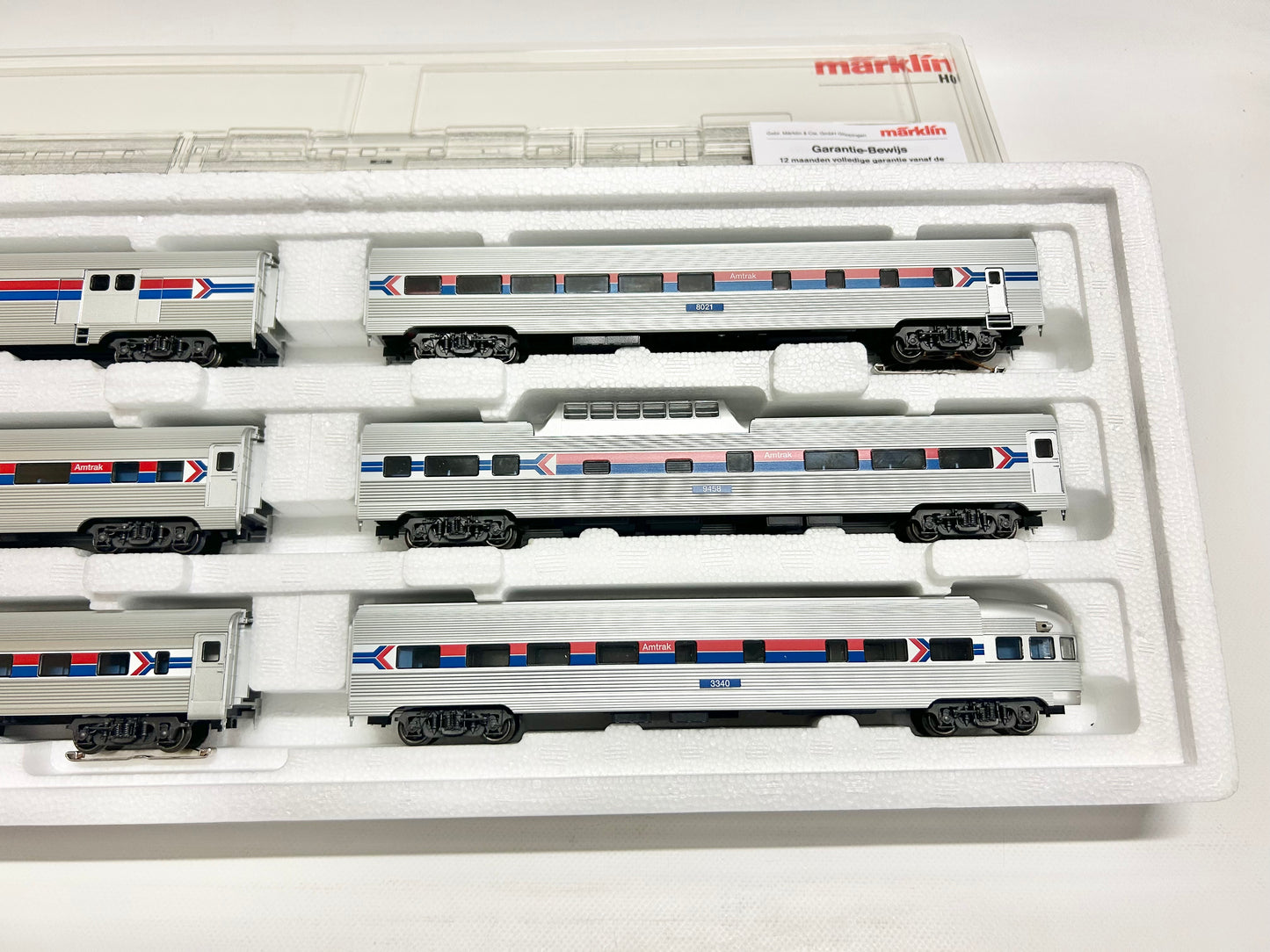 Märklin 43600 Wagen-Set Amtrak Personenzug H0