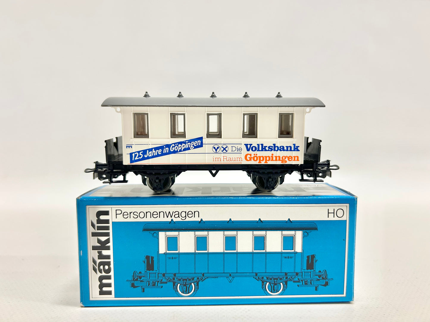 Märklin 4035 SoMo 125 Jahre Volksbank Raum Göppingen Personenwagen AC H0
