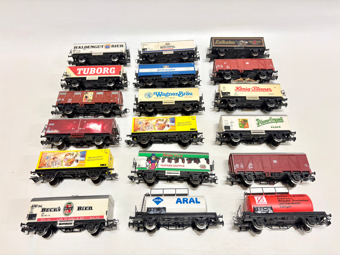 Märklin 18x Werbewagen Güterwagen DB H0 Konvolut