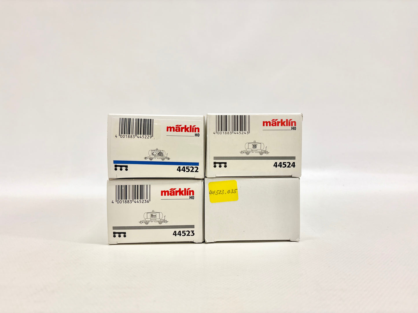 Märklin 44523 44522 44524 Glaskesselwagen DB AC H0