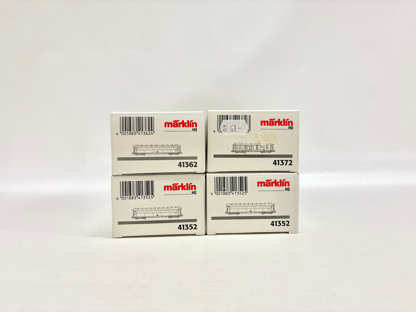Märklin 41362 41352 41372 Personenwagen DB AC H0
