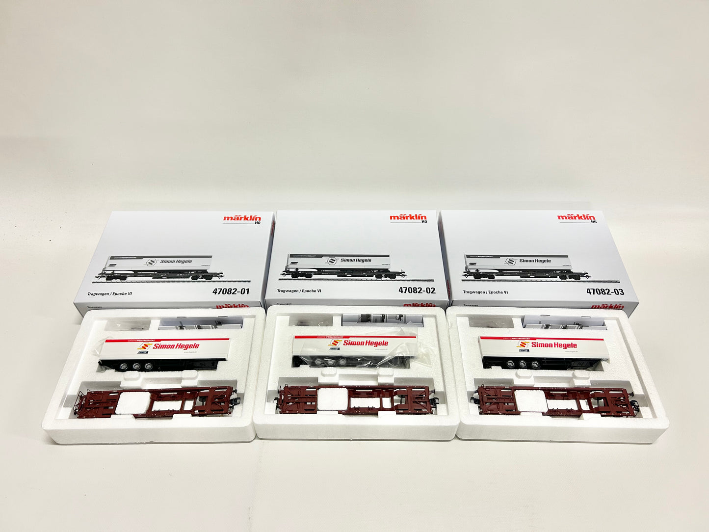 Märklin 47082 Wagen-Set Tragtaschenwagen Simon Hegele H0