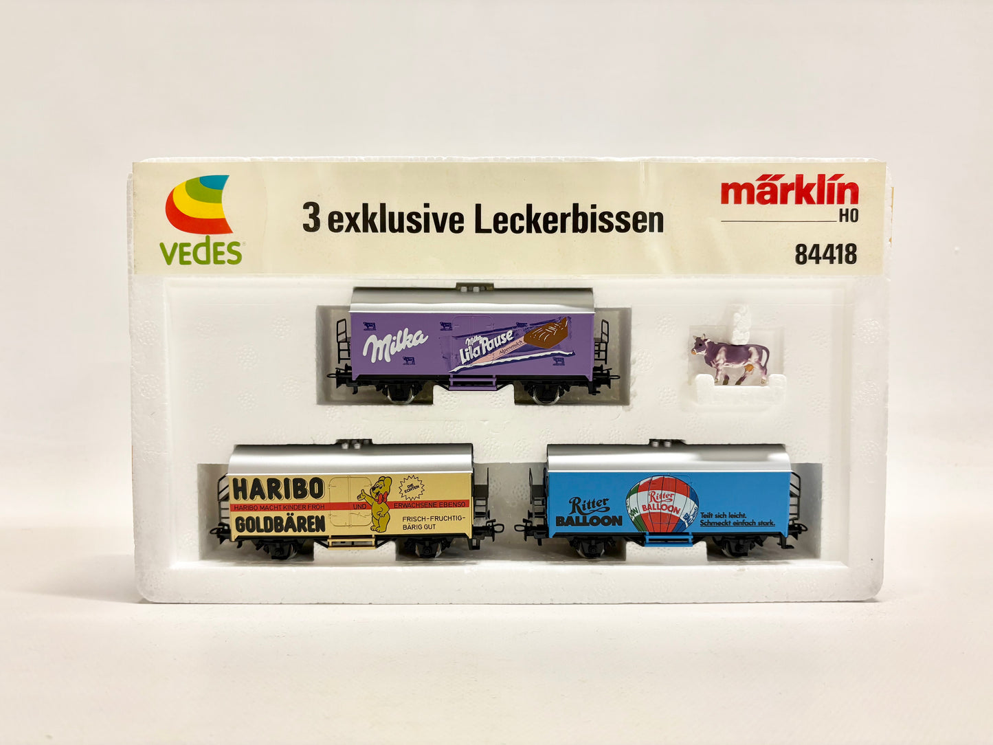 Märklin 84418 Wagen-Set "3 exklusive Leckerbissen" Werbewagen AC H0