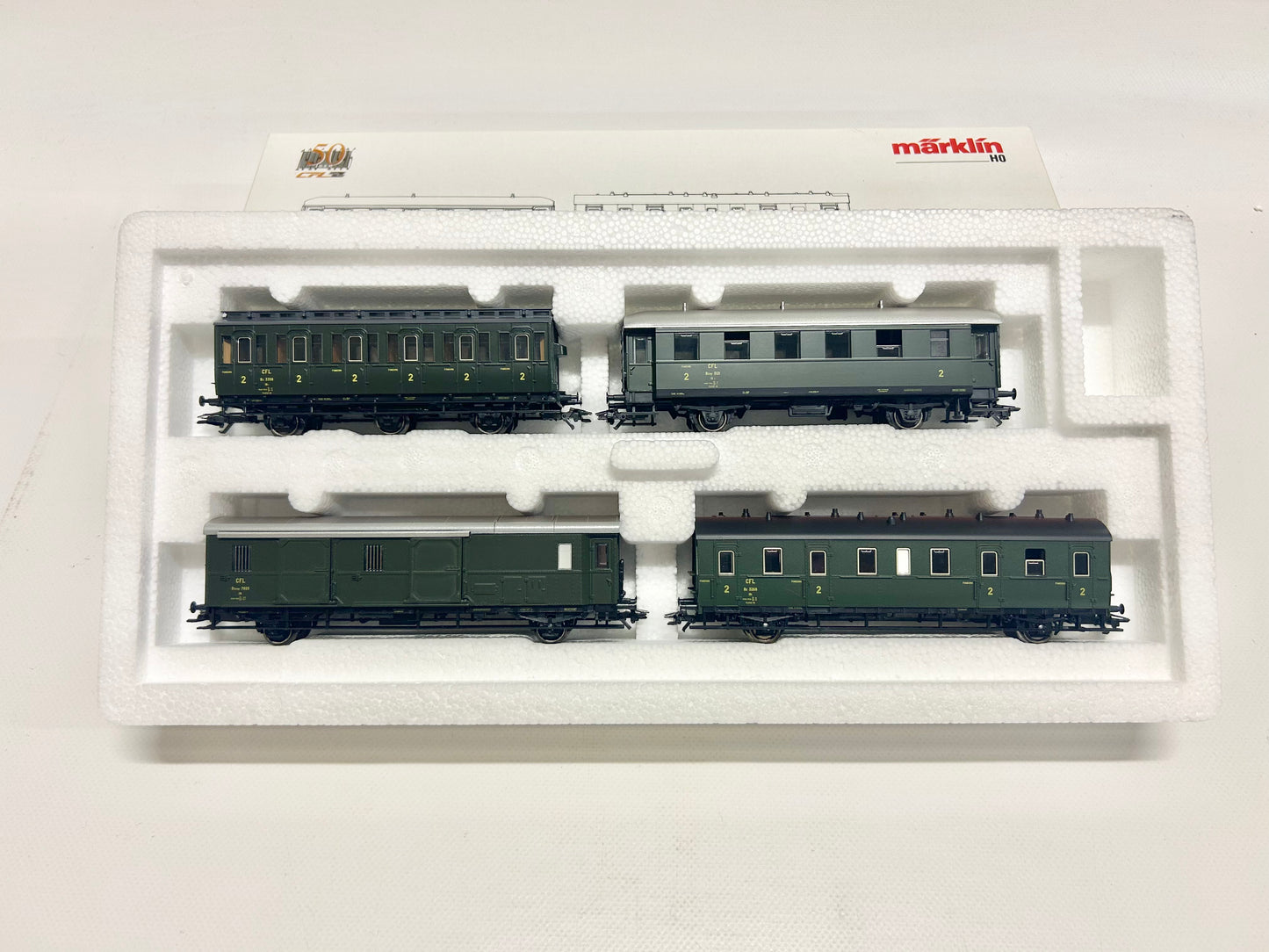 Märklin 43971 Wagen-Set "50 Jahre CFL" Personenwagen AC H0