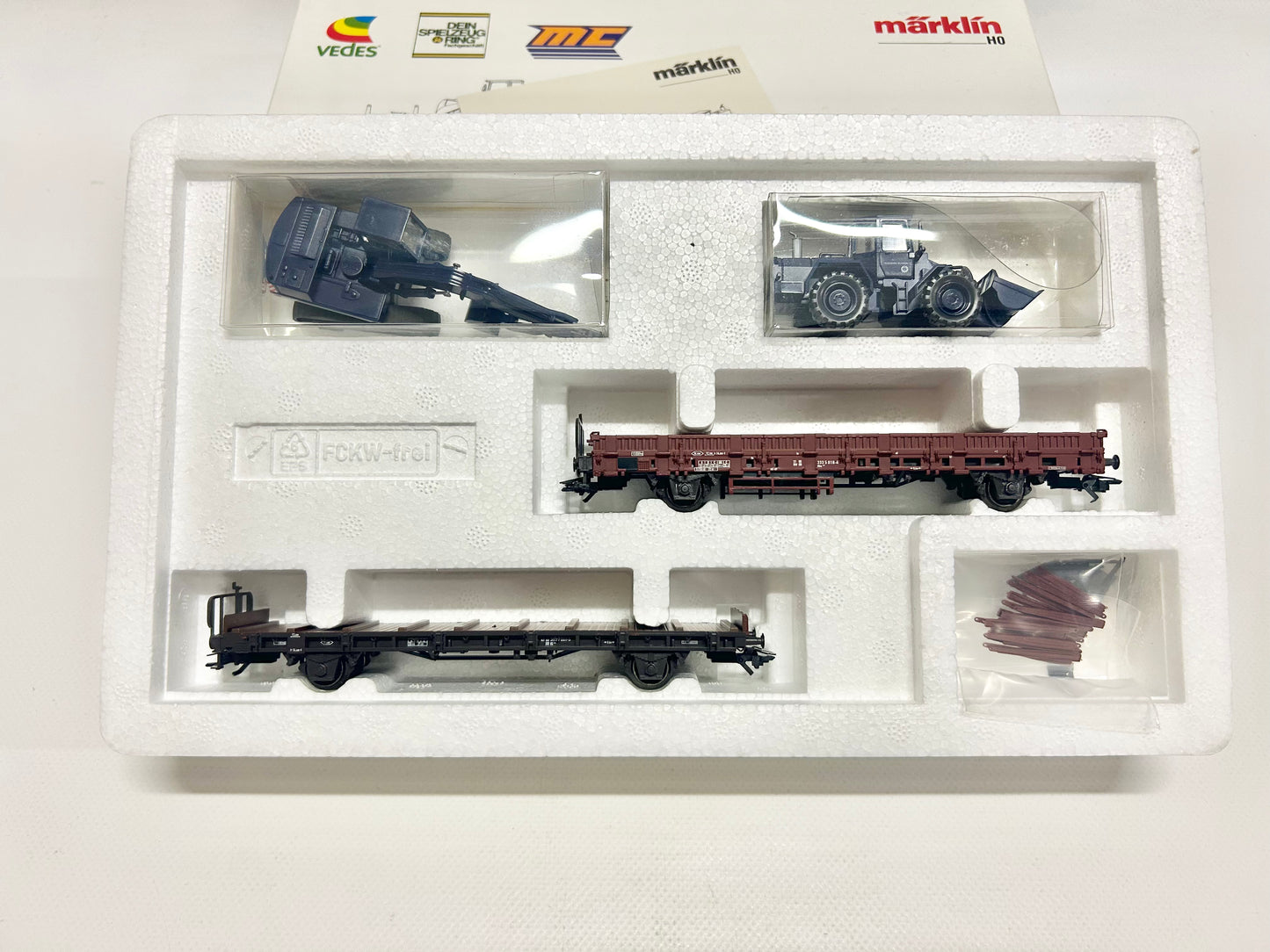 Märklin 45081 Wagen-Set "Technisches Hilfswerk" Güterwagen DB AC H0