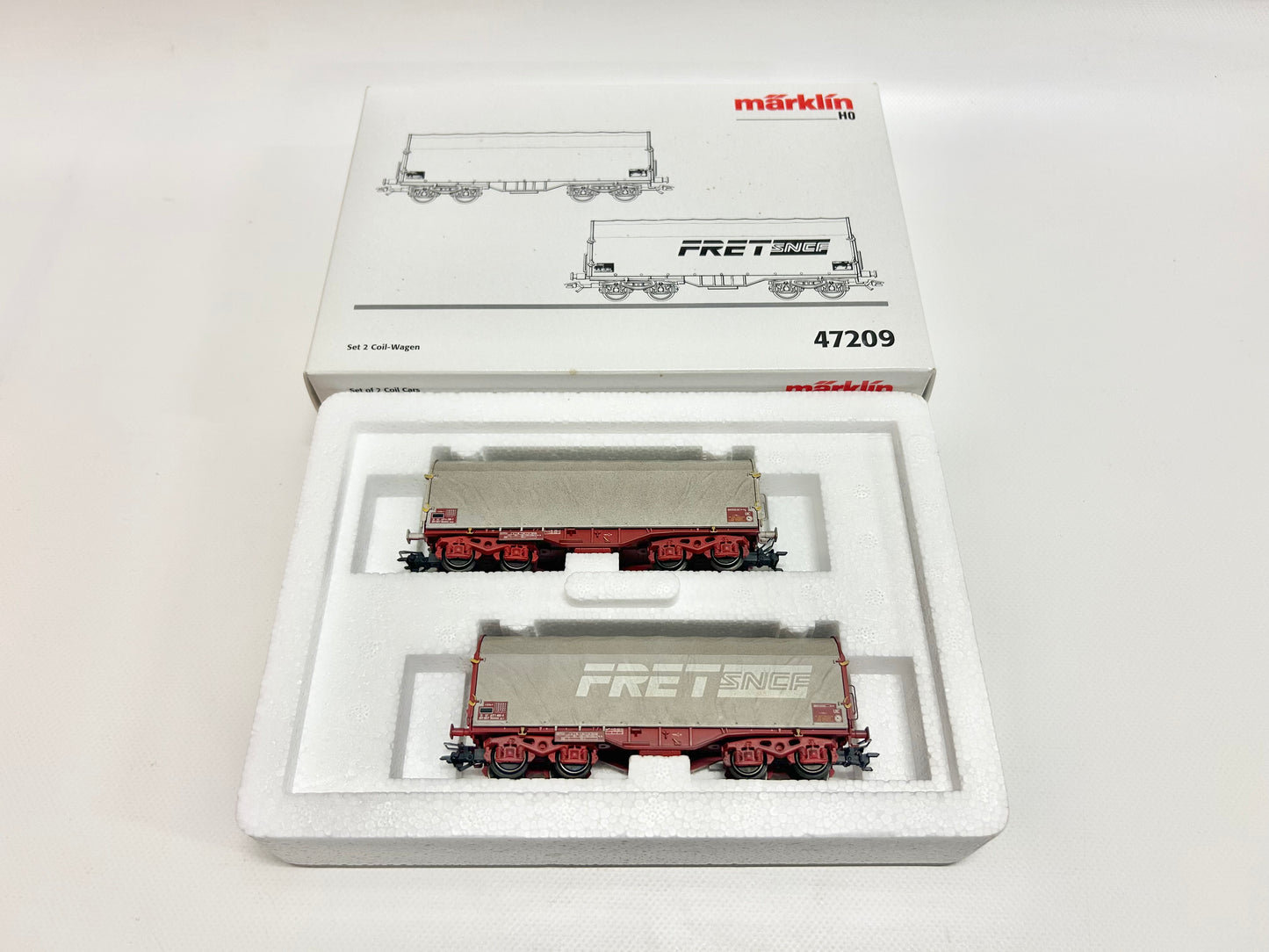 Märklin 47209 Wagen-Set Coil Wagen Güterwagen H0