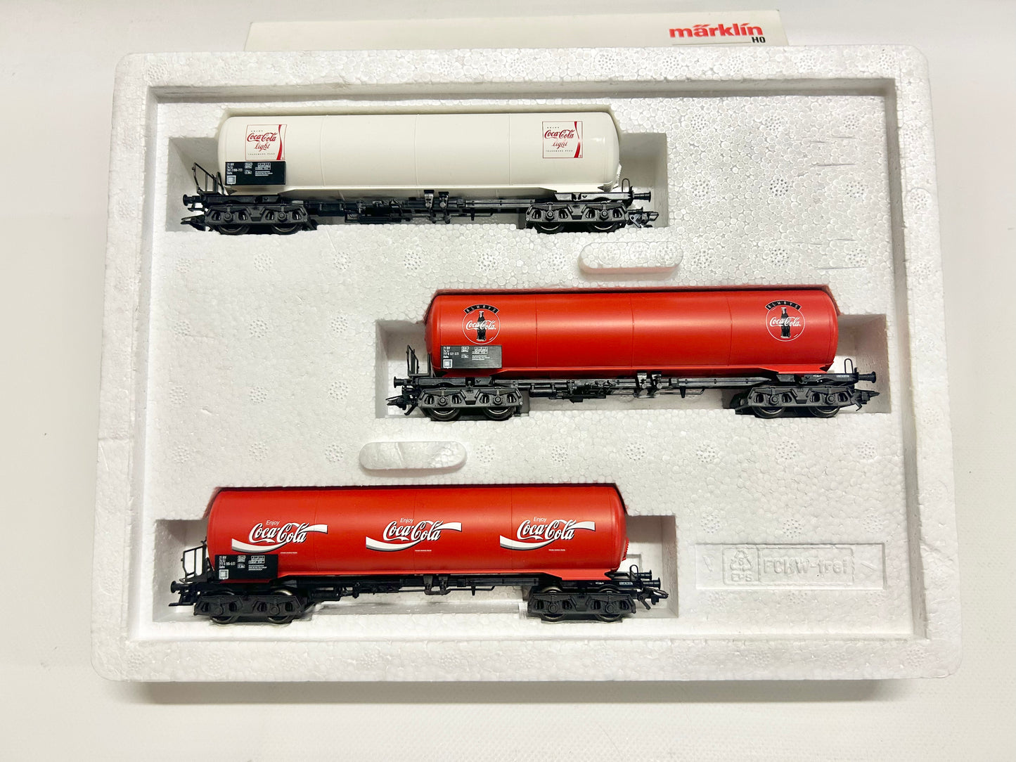 Märklin 84519 Wagen-Set Coca-Cola Kesselwagen DB AC H0