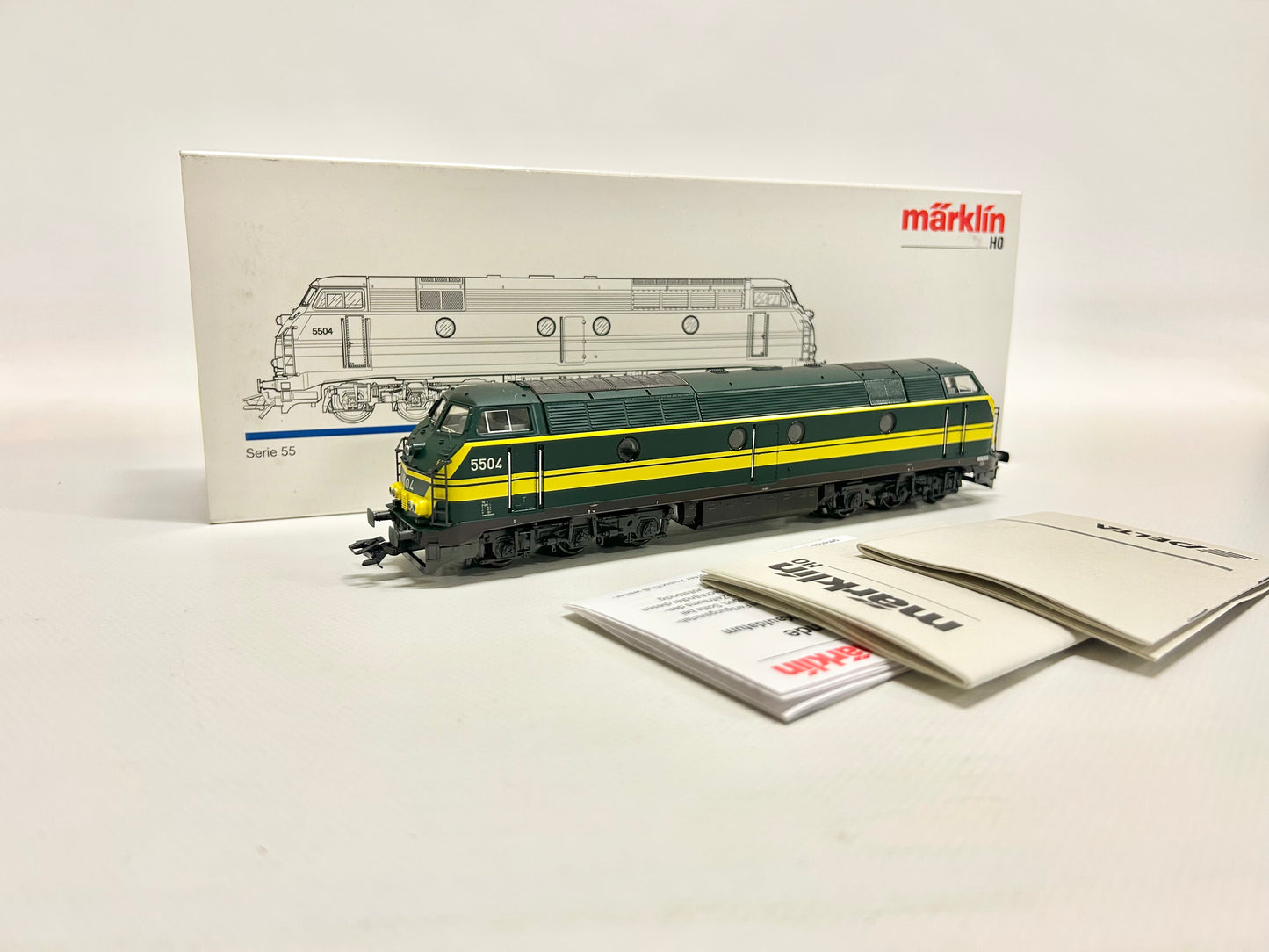 Märklin 3467 Digital Diesellok Serie 55 SNCB AC H0