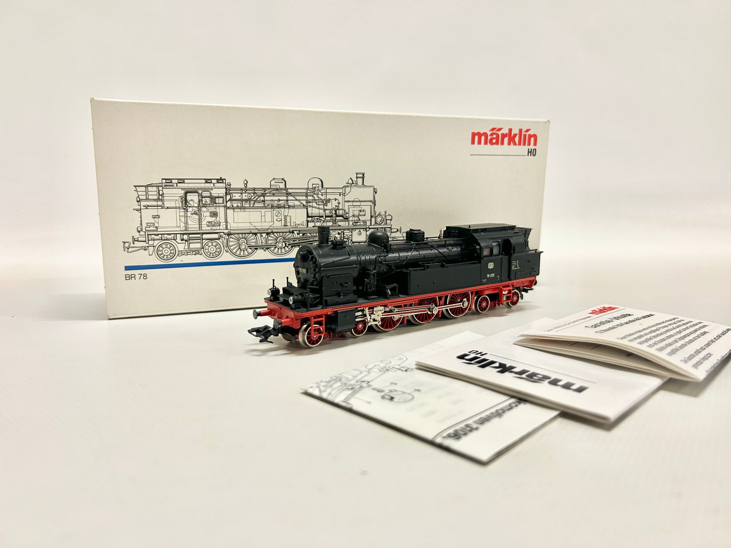 Märklin 3106 Dampflok Br 78 355 DB AC H0