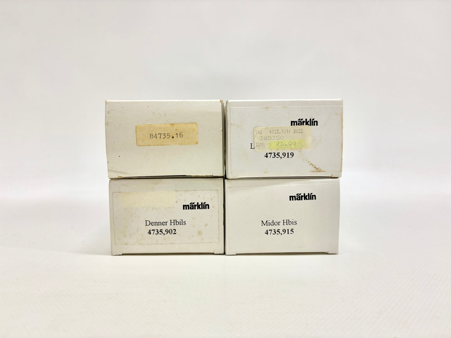 Märklin 4735 4x Hbis Güterwagen Containerwagen SBB AC H0