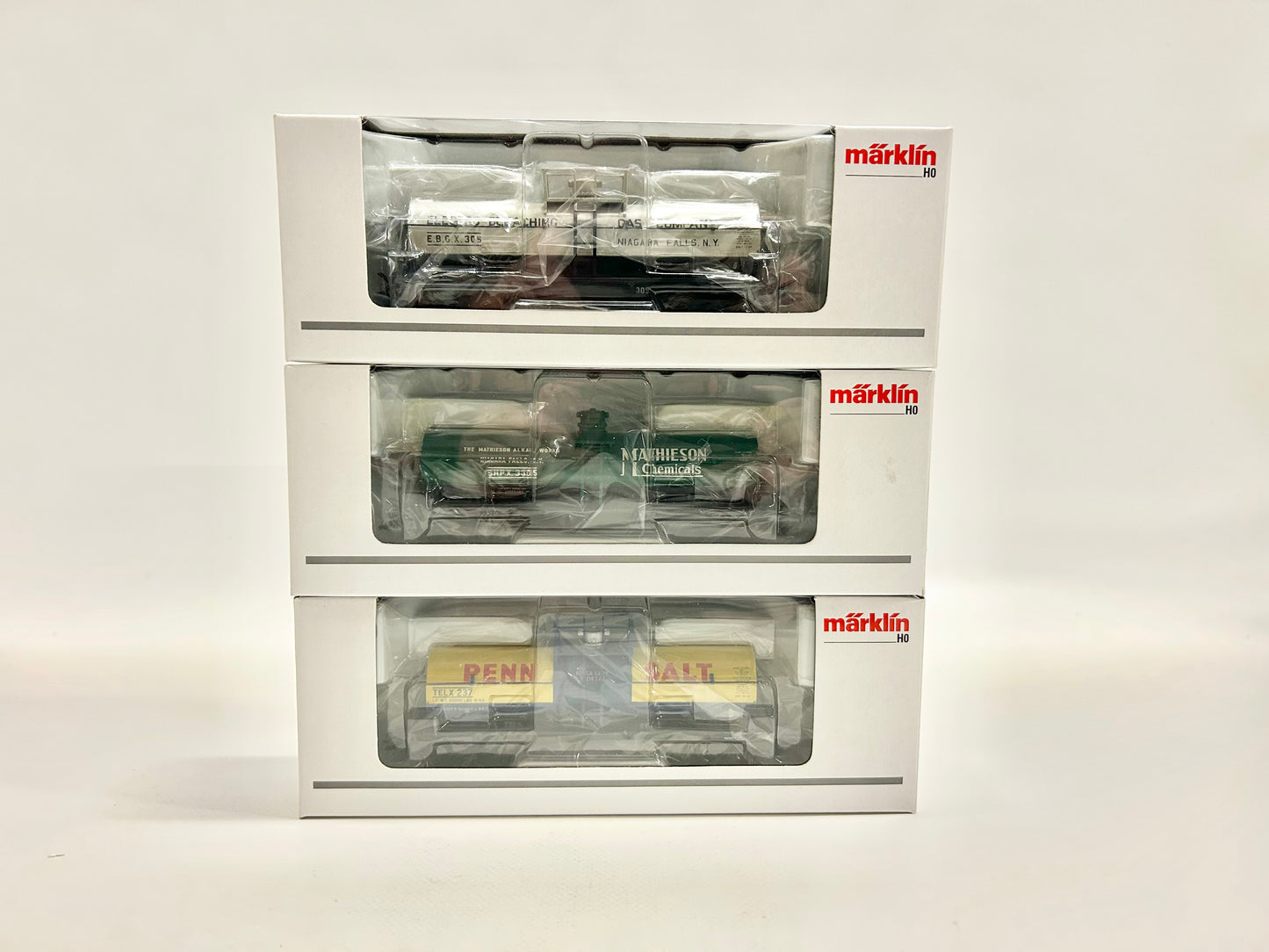 Märklin 45580 Wagen-Set 6000gal Kesselwagen USA H0
