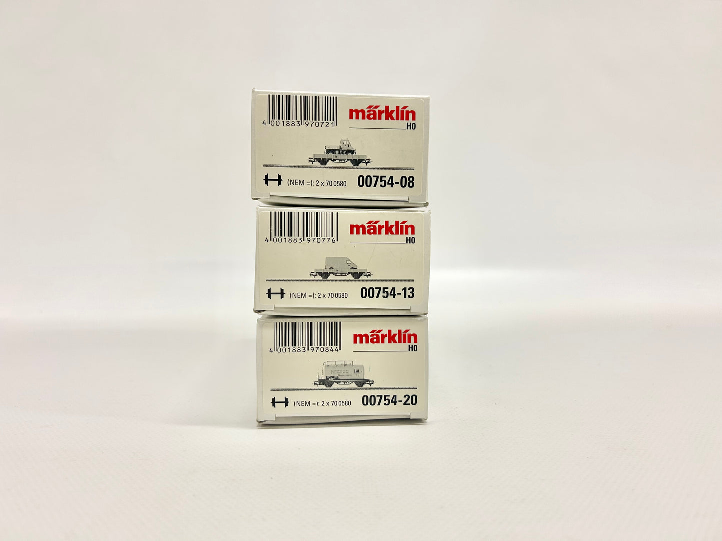 Märklin 00754 3x freight cars Leonard Weiss H0