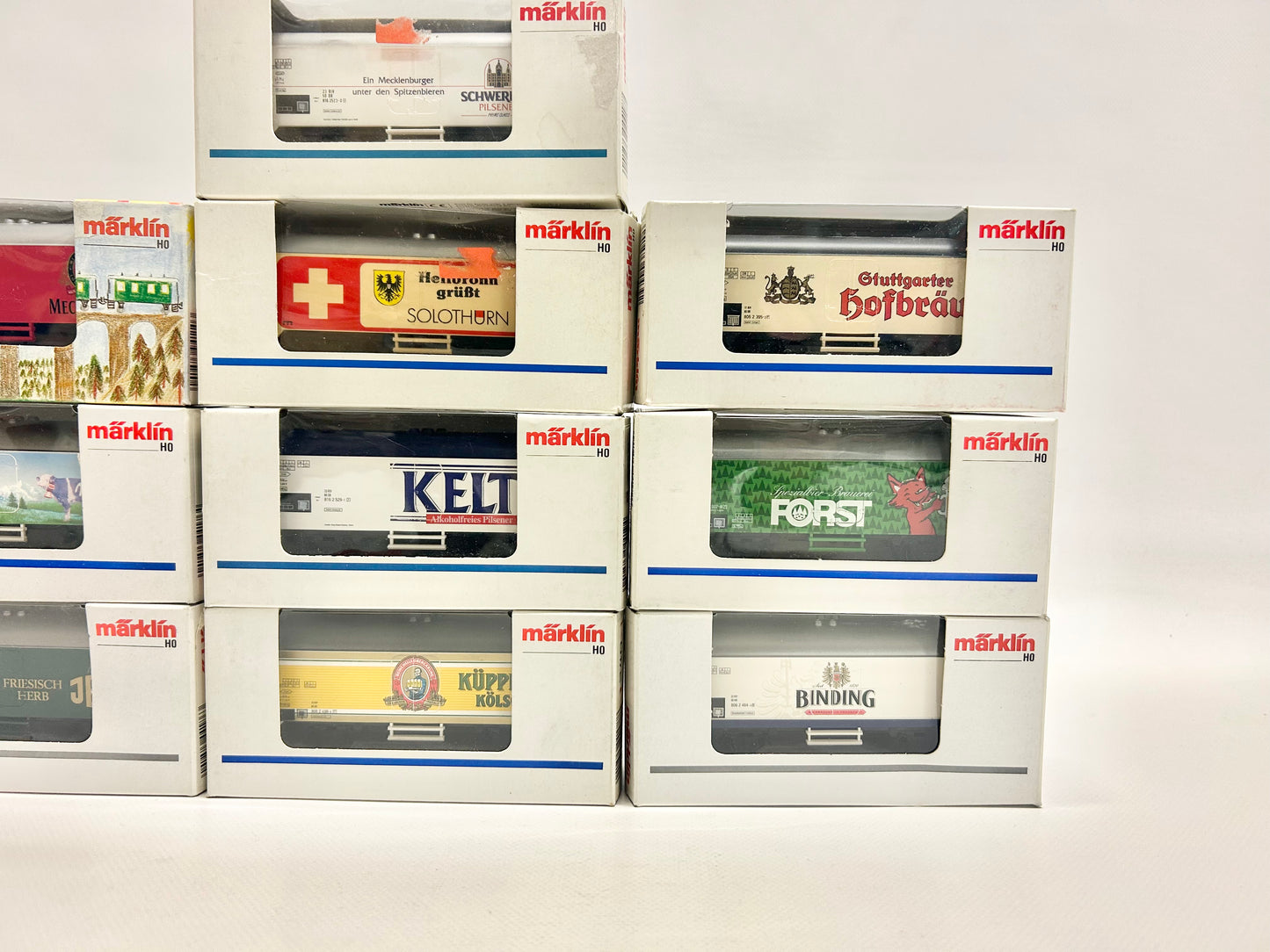 Märklin 10x Güterwagen Kühlwagen Konvolut H0